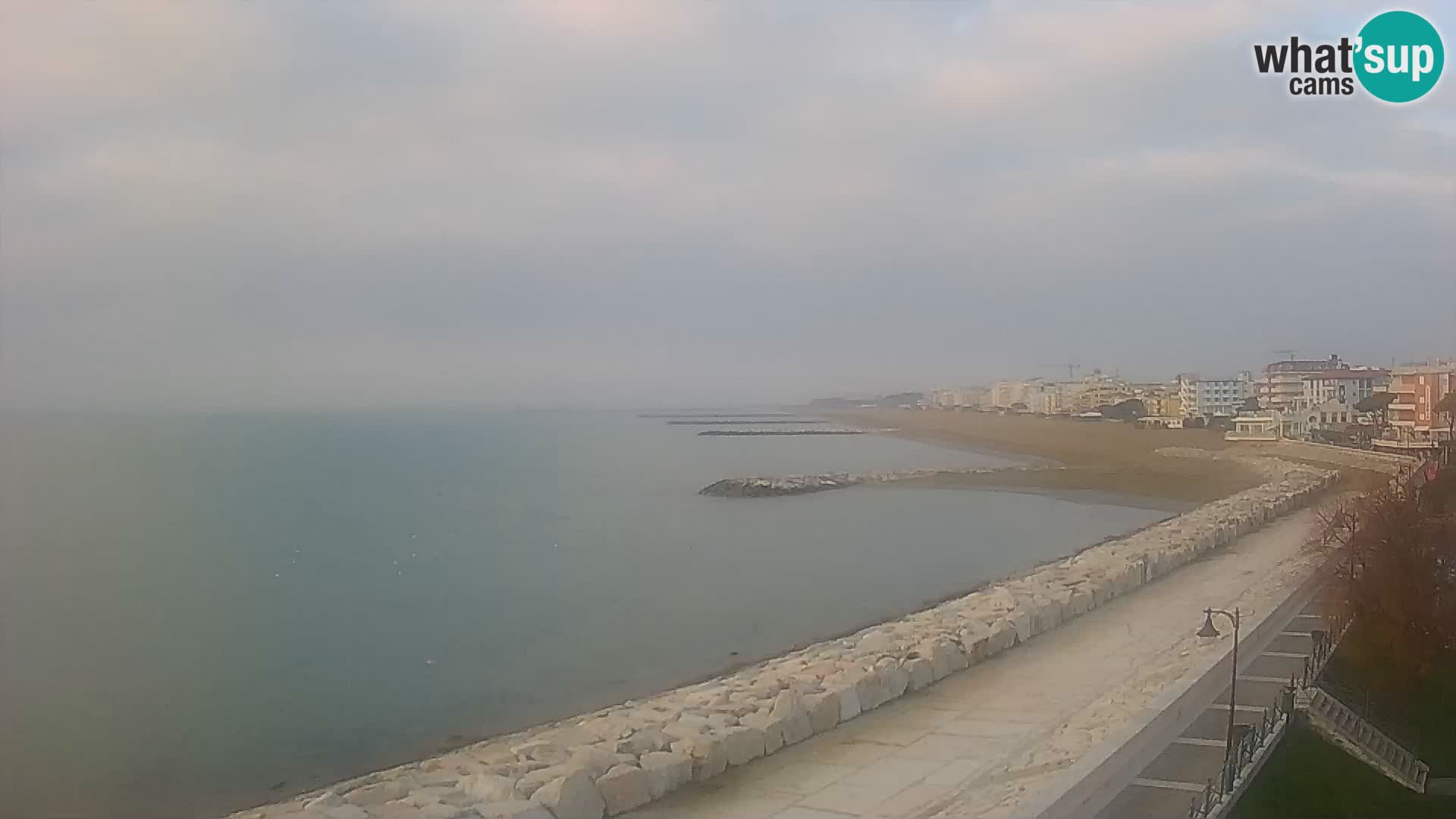 Webcam Caorle Ponente – Vue depuis les Marinai di Caorle
