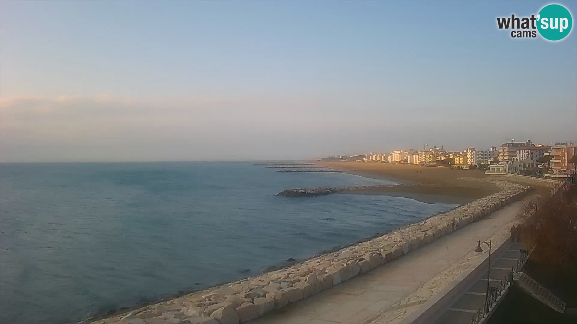 Webcam Caorle Ponente – Blick von Marinai di Caorle