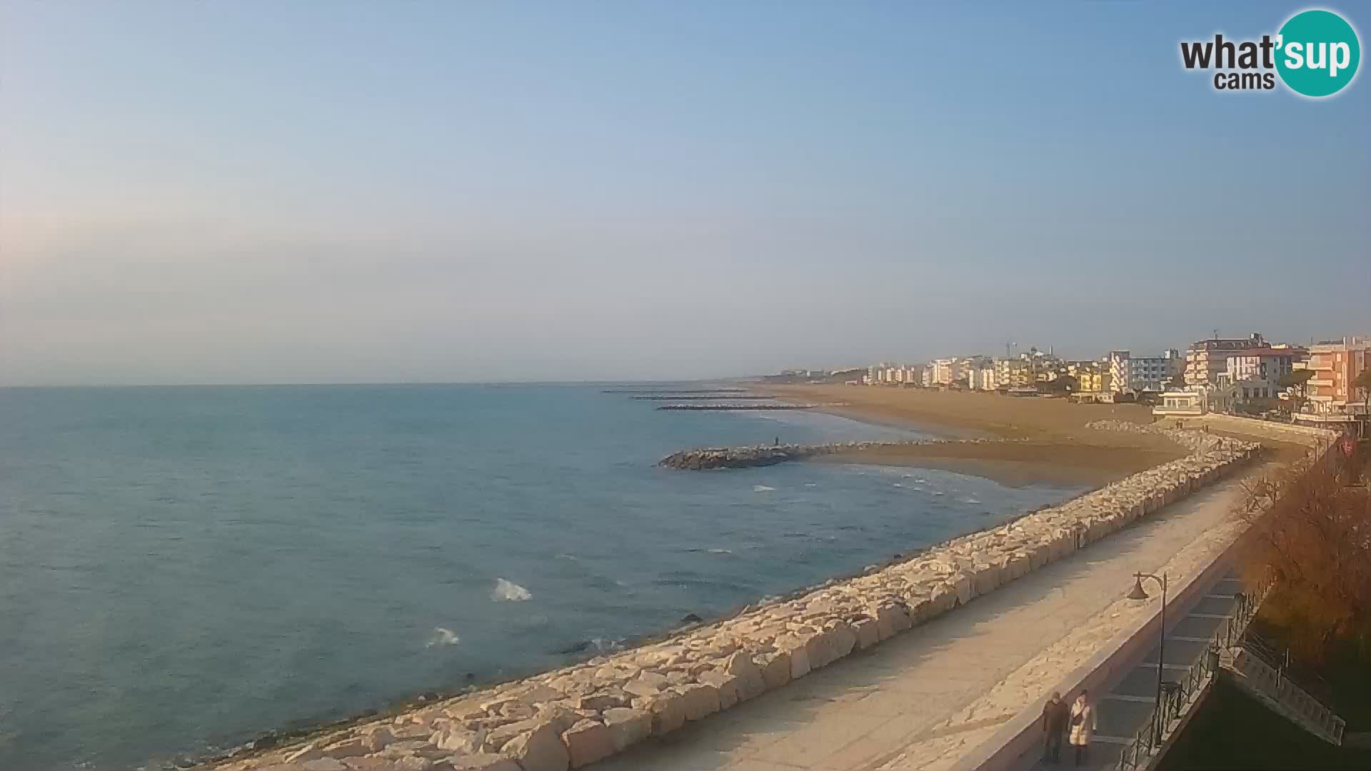Webcam Caorle Ponente – Blick von Marinai di Caorle
