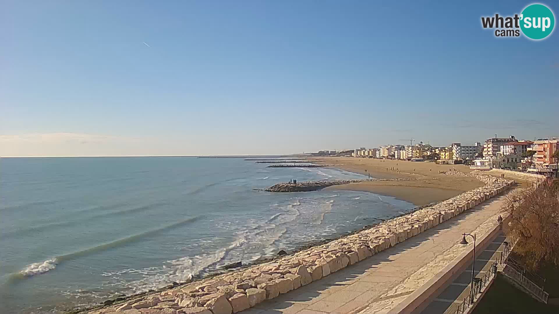 Webcam Caorle Ponente – View from Marinai di Caorle