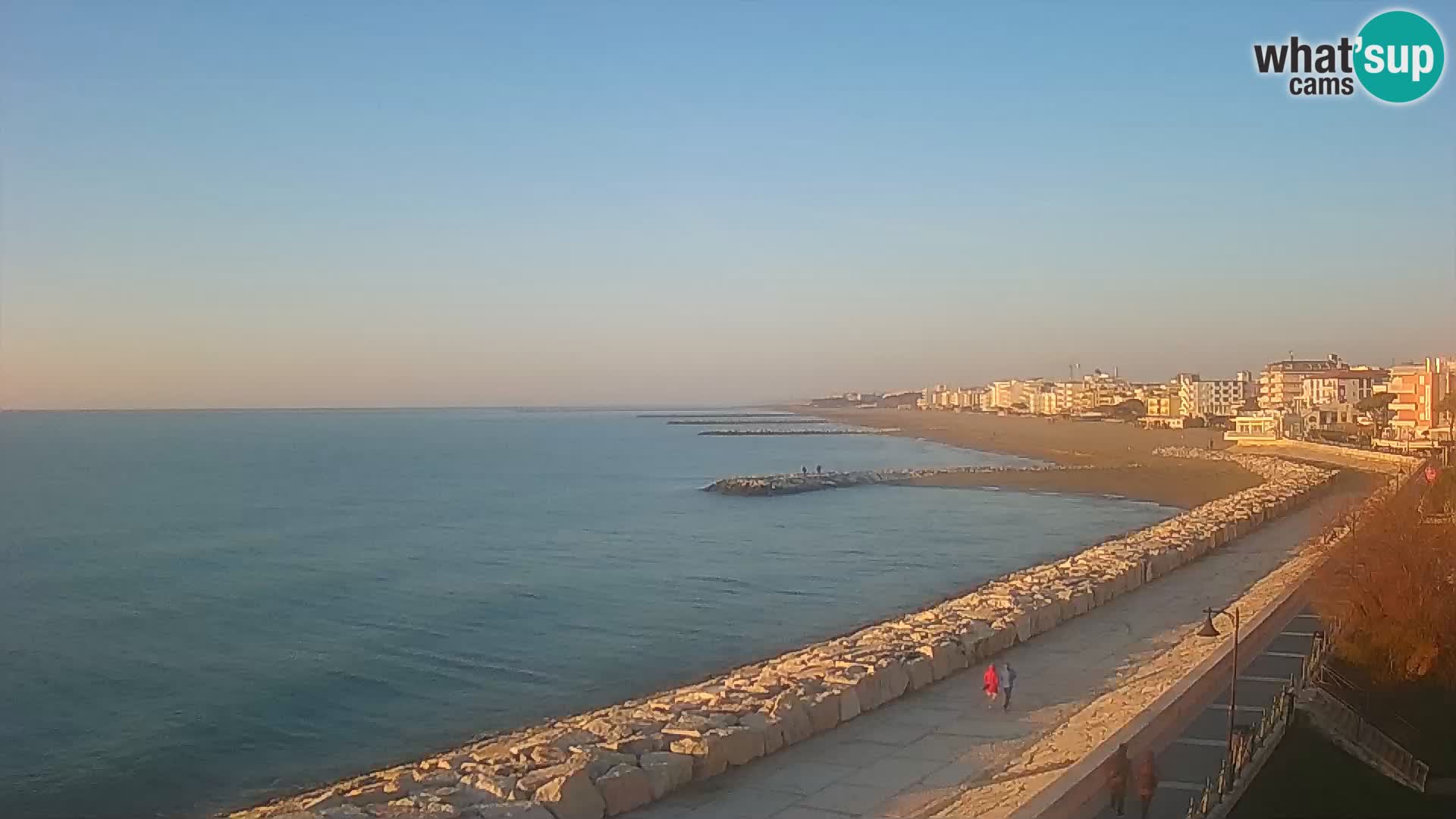 Webcam Caorle Ponente – Vue depuis les Marinai di Caorle