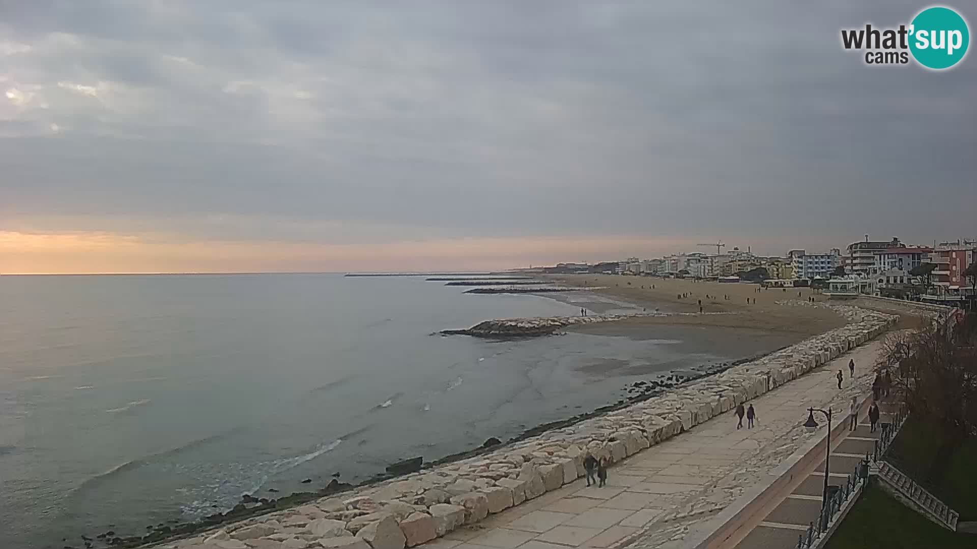 Webcam Caorle Ponente – Blick von Marinai di Caorle