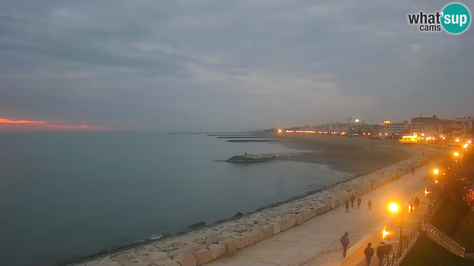 Webcam Caorle Ponente – Blick von Marinai di Caorle
