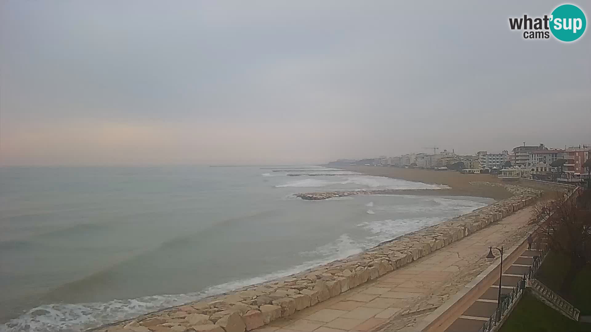 Webcam Caorle Ponente – Blick von Marinai di Caorle