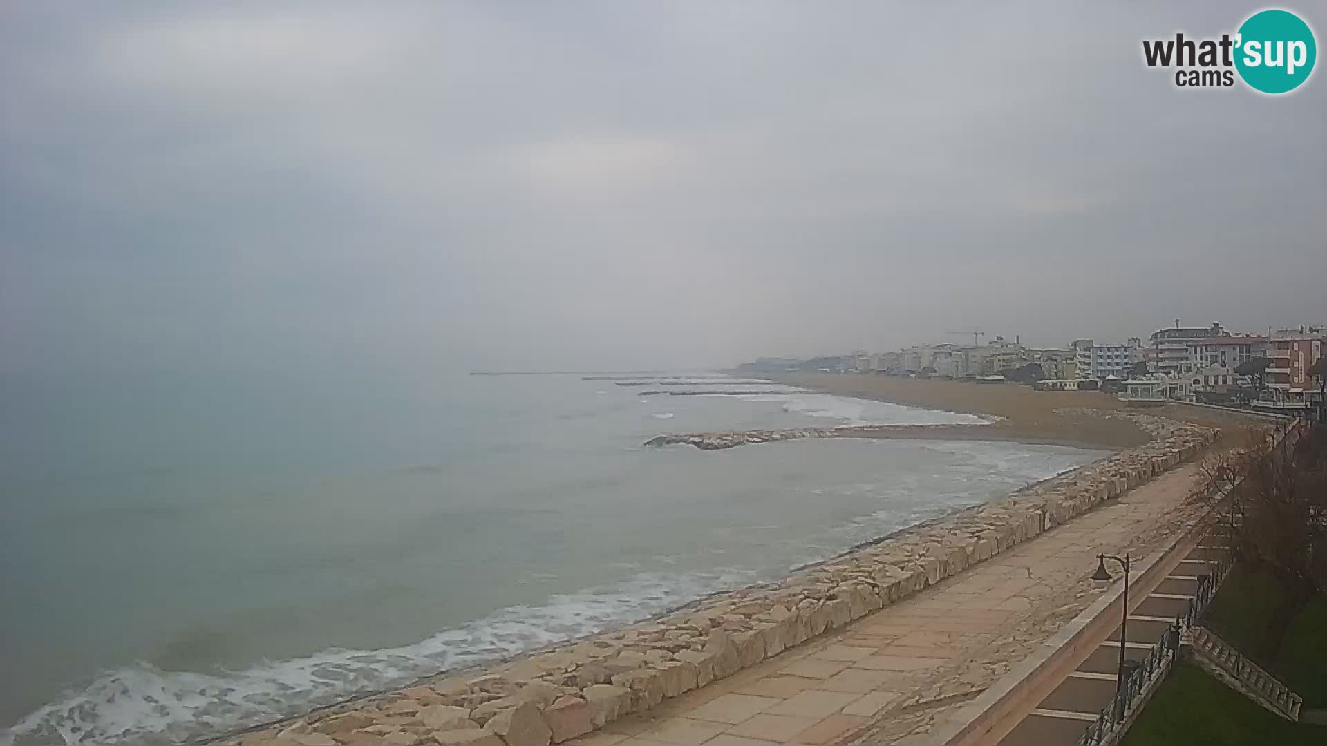 Webcam Caorle Ponente – Blick von Marinai di Caorle