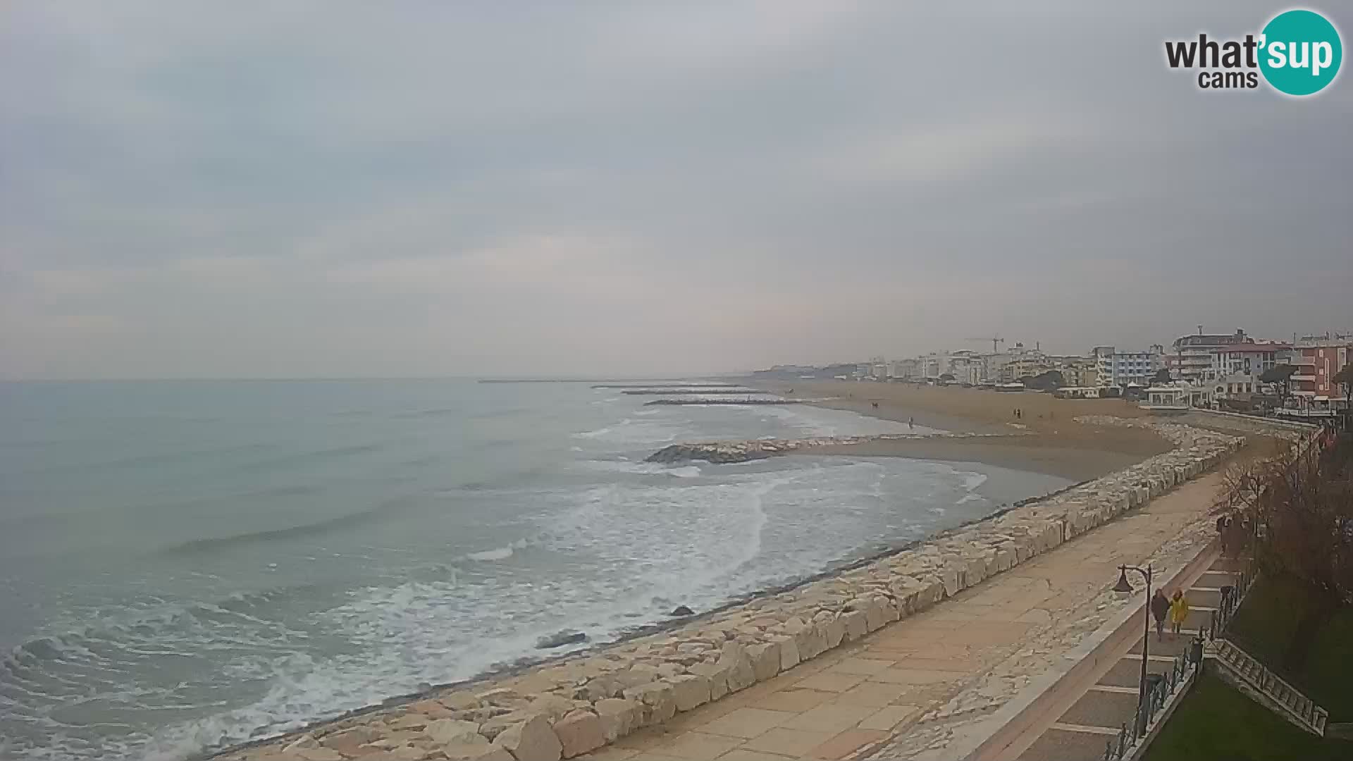 Webcam Caorle Ponente – Blick von Marinai di Caorle