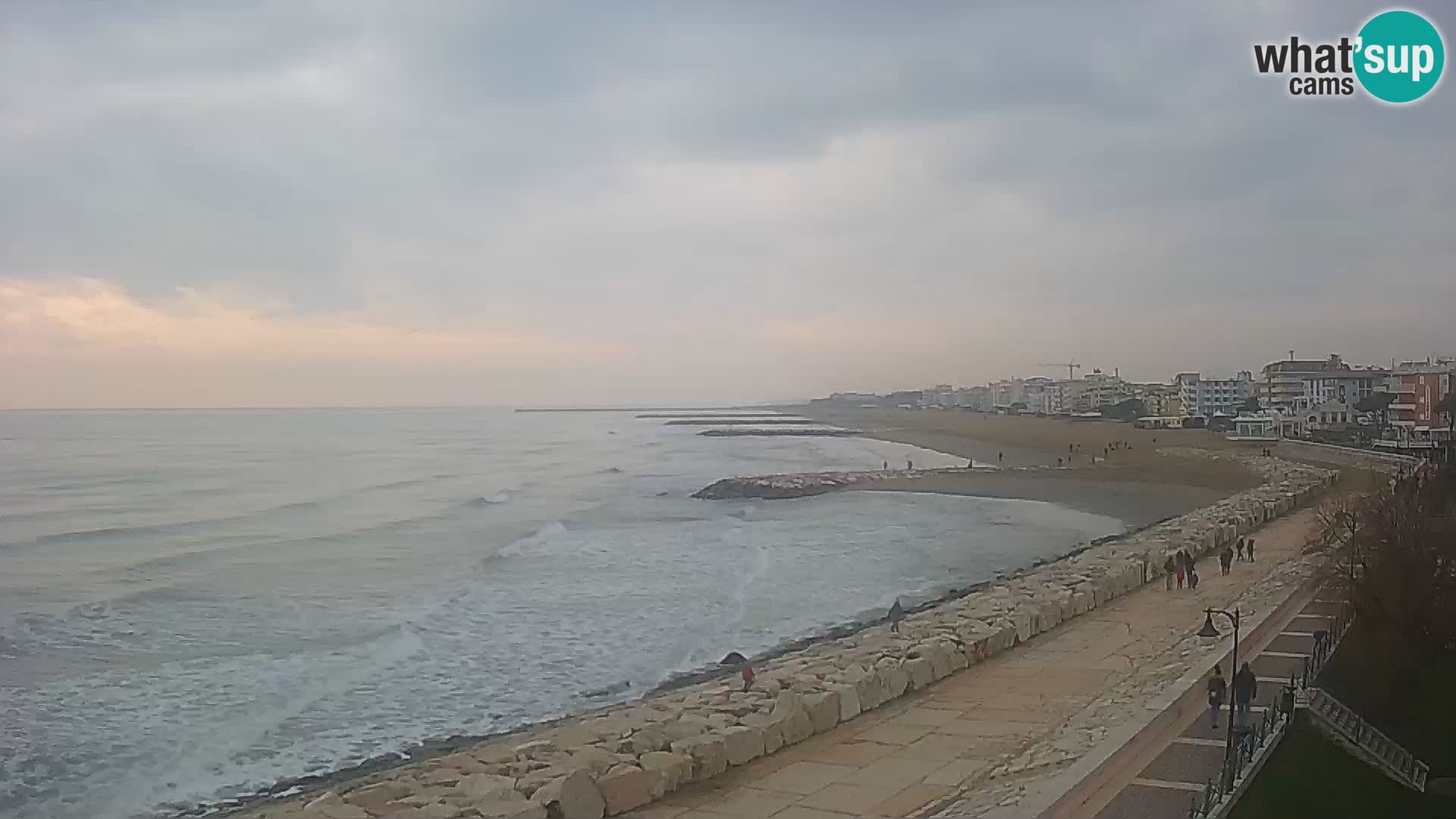 Webcam Caorle Ponente – Blick von Marinai di Caorle