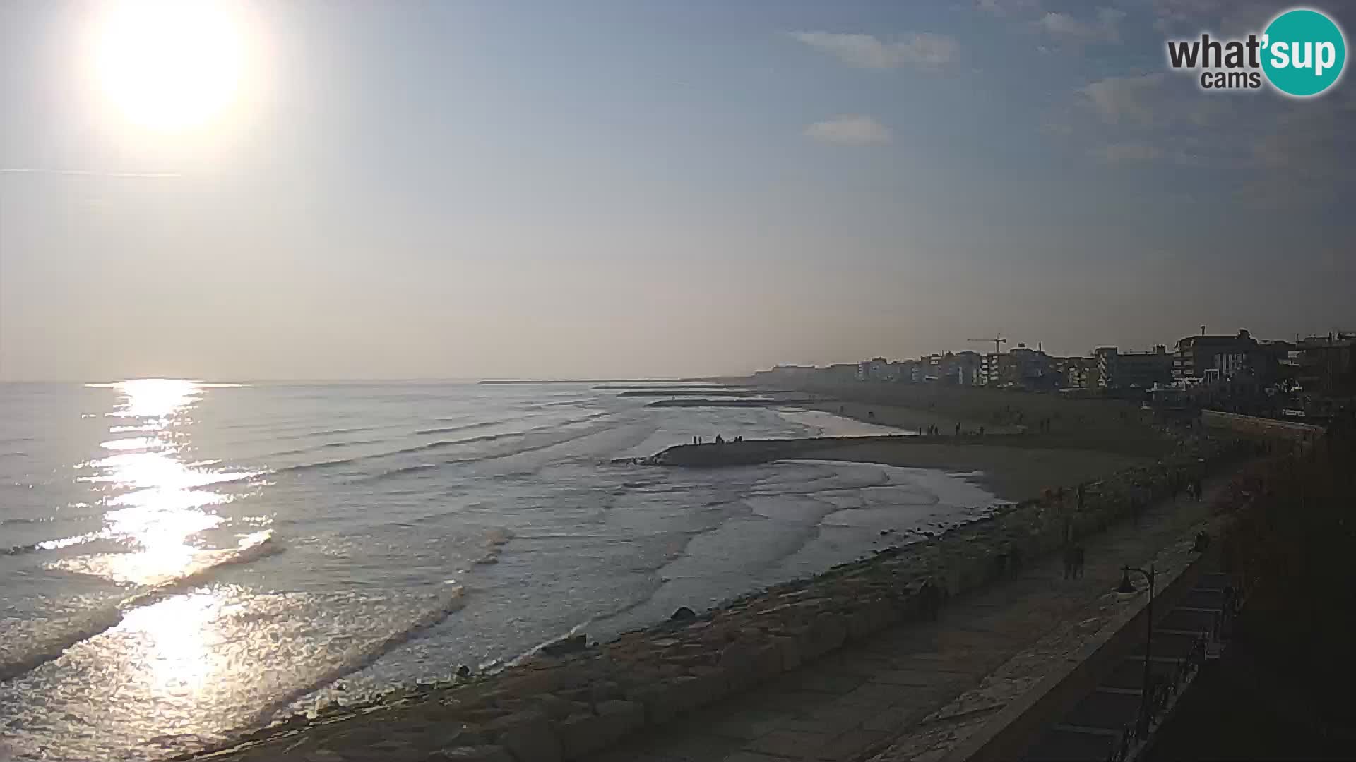 Webcam Caorle Ponente – Blick von Marinai di Caorle