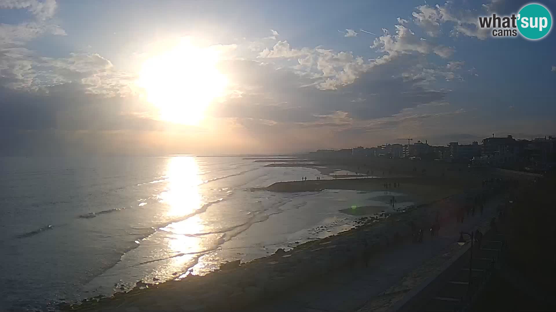 Webcam Caorle Ponente – Vue depuis les Marinai di Caorle