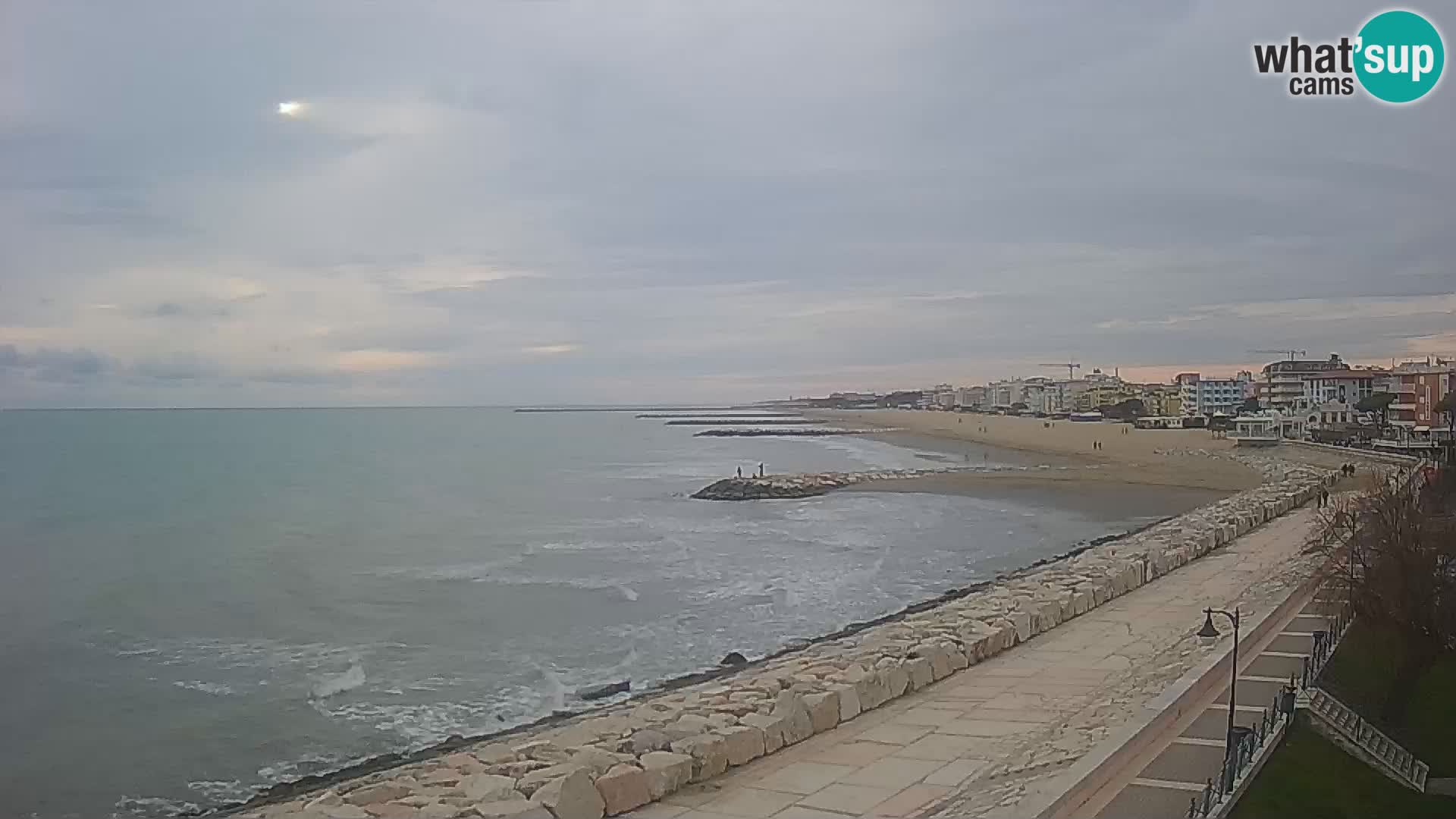 Webcam Caorle Ponente – Blick von Marinai di Caorle
