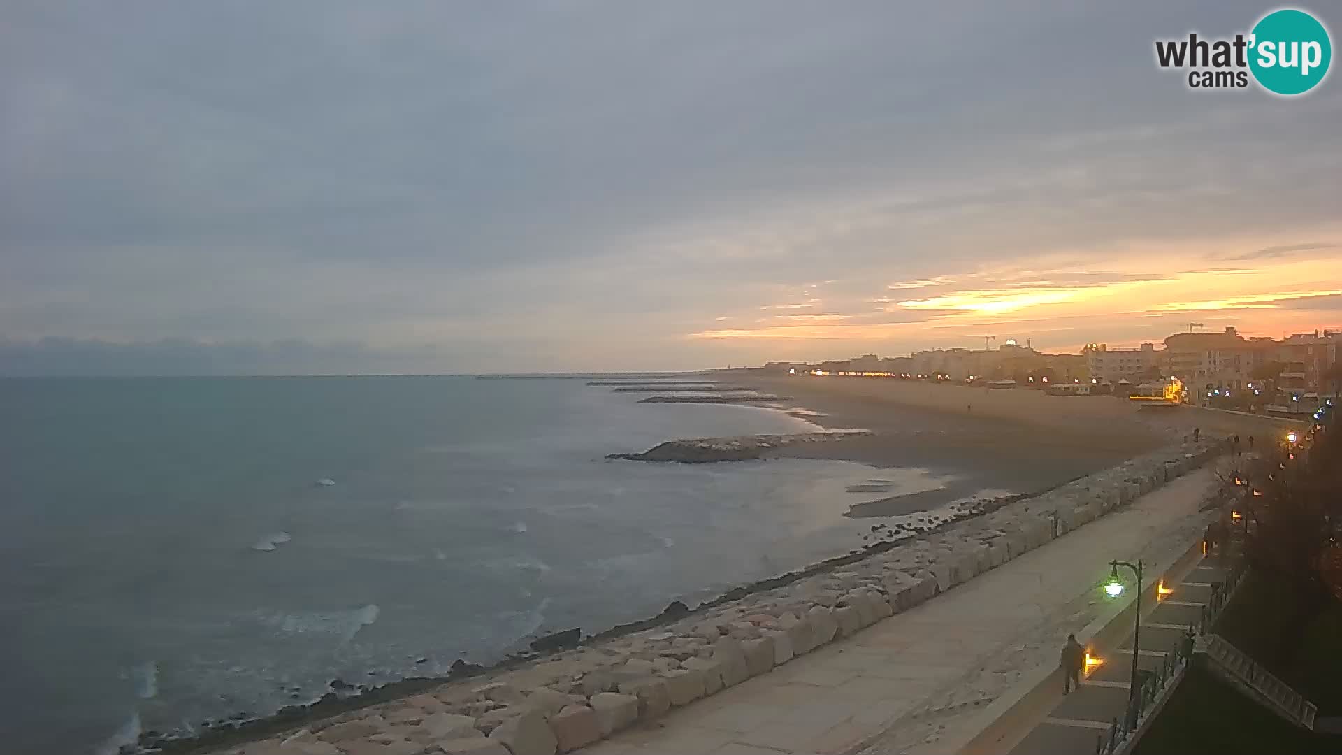 Webcam Caorle Ponente – Blick von Marinai di Caorle