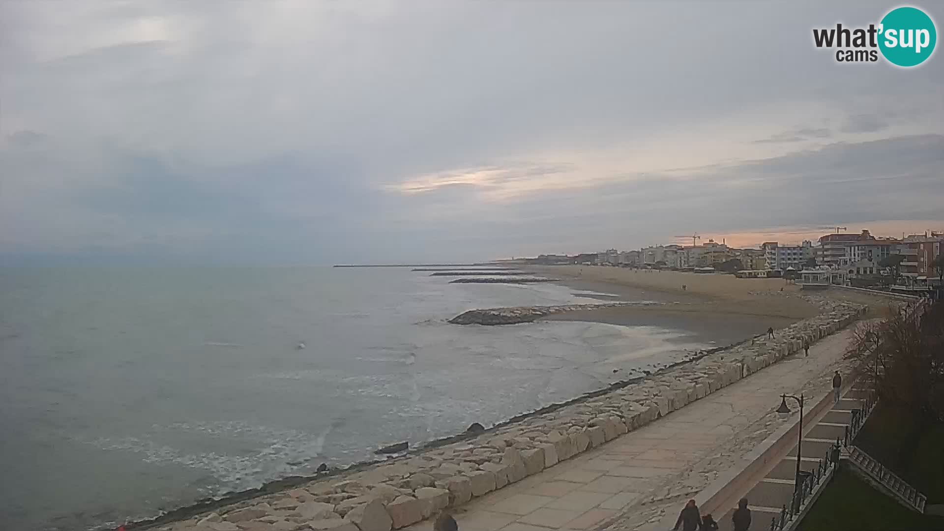 Webcam Caorle Ponente – Vue depuis les Marinai di Caorle
