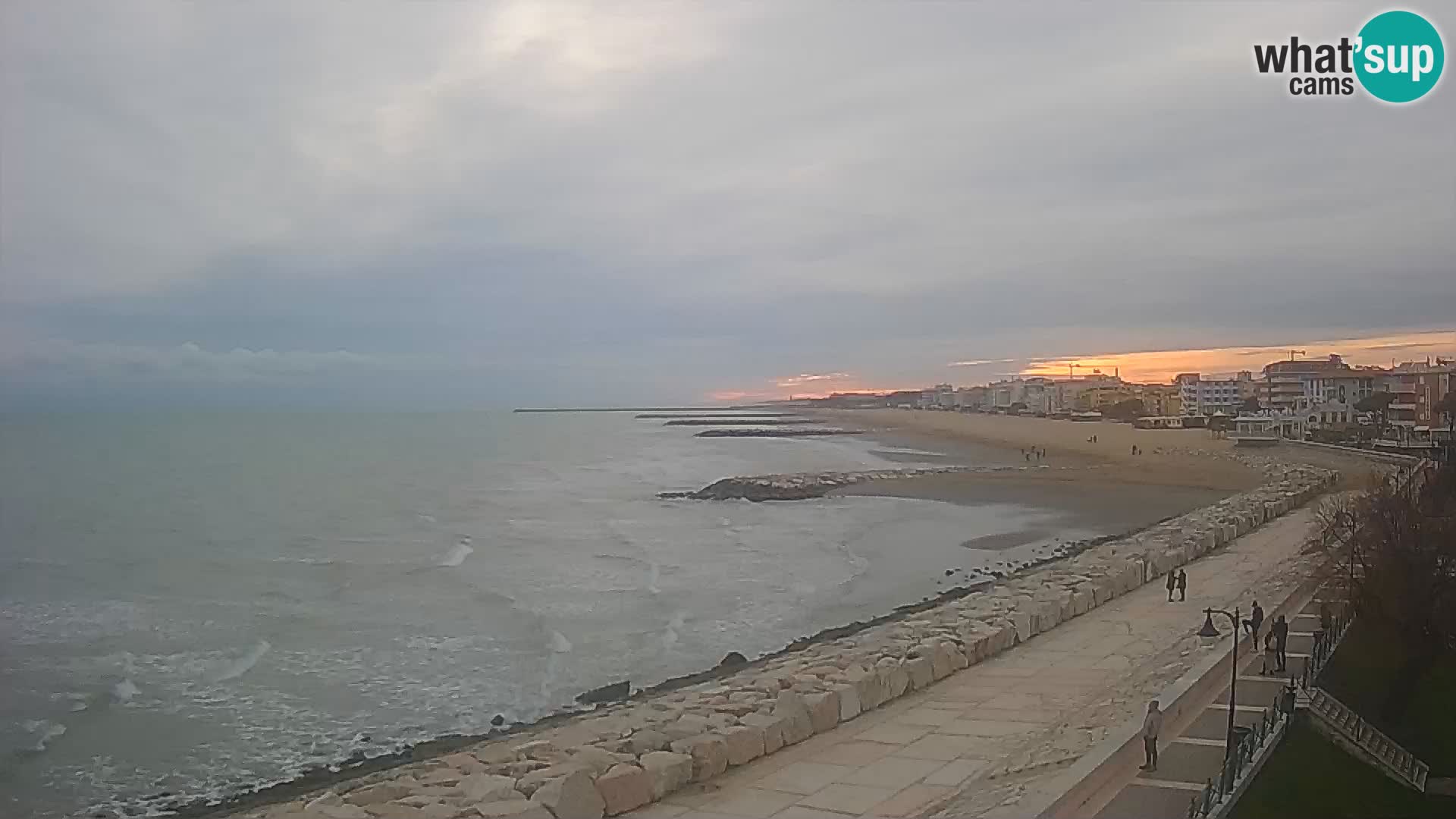 Webcam Caorle Ponente – Vue depuis les Marinai di Caorle