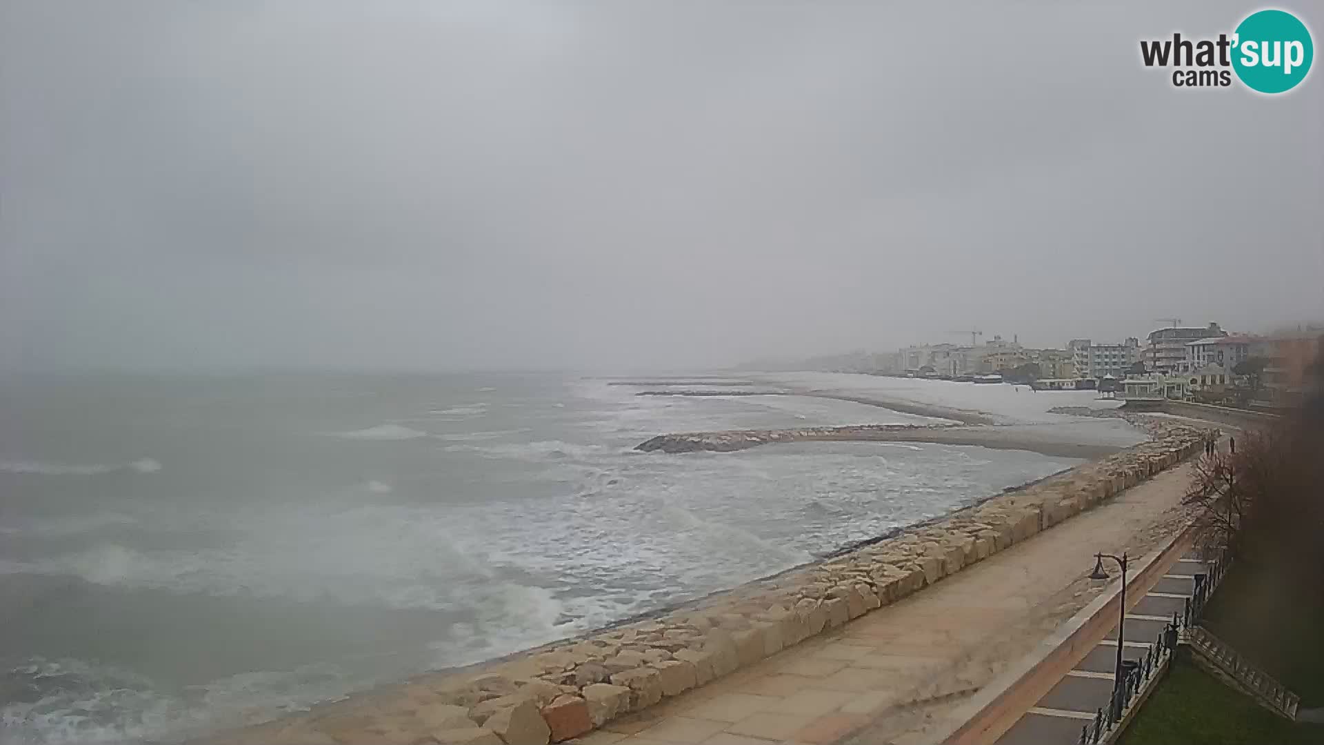 Webcam Caorle Ponente – Blick von Marinai di Caorle