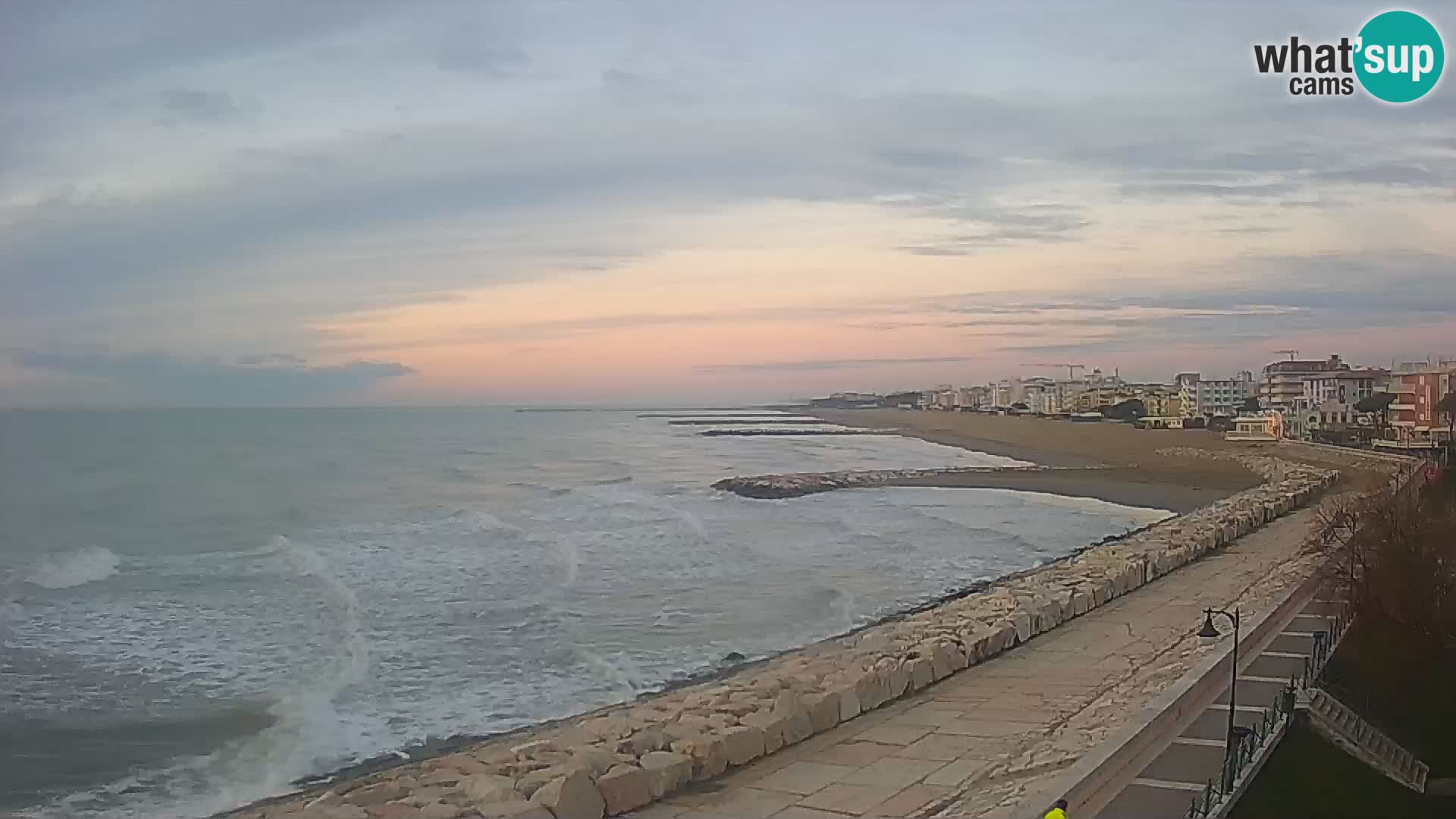 Webcam Caorle Ponente – Vue depuis les Marinai di Caorle