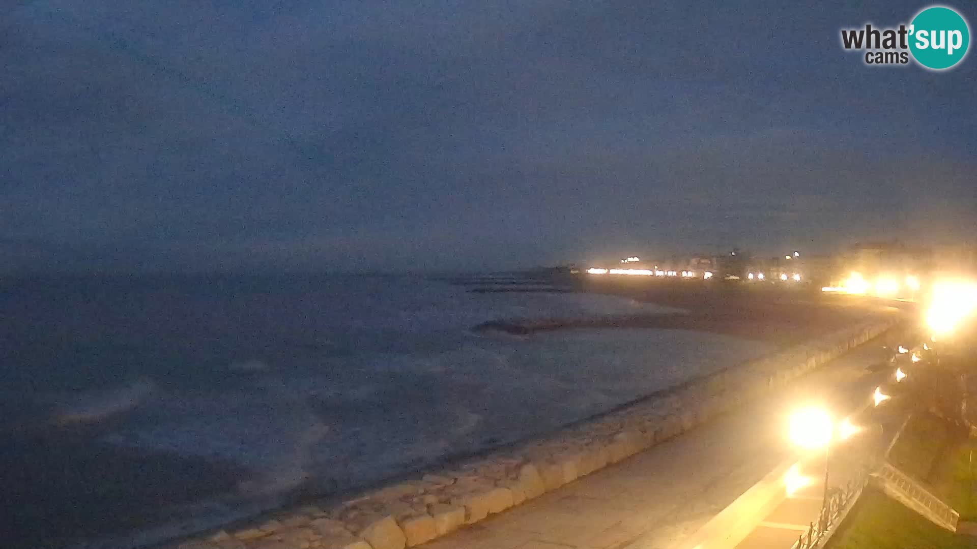 Webcam Caorle Ponente – Blick von Marinai di Caorle