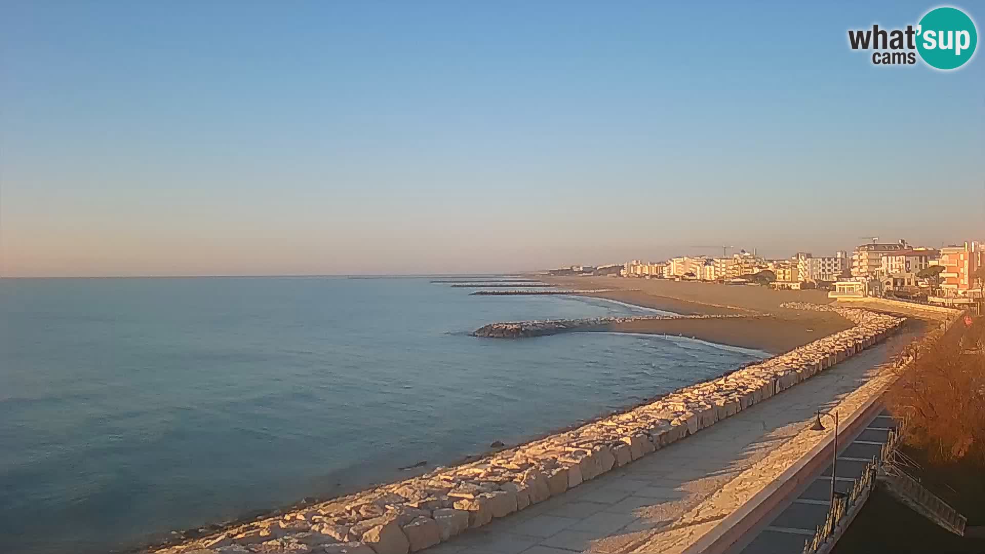 Webcam Caorle Ponente – View from Marinai di Caorle