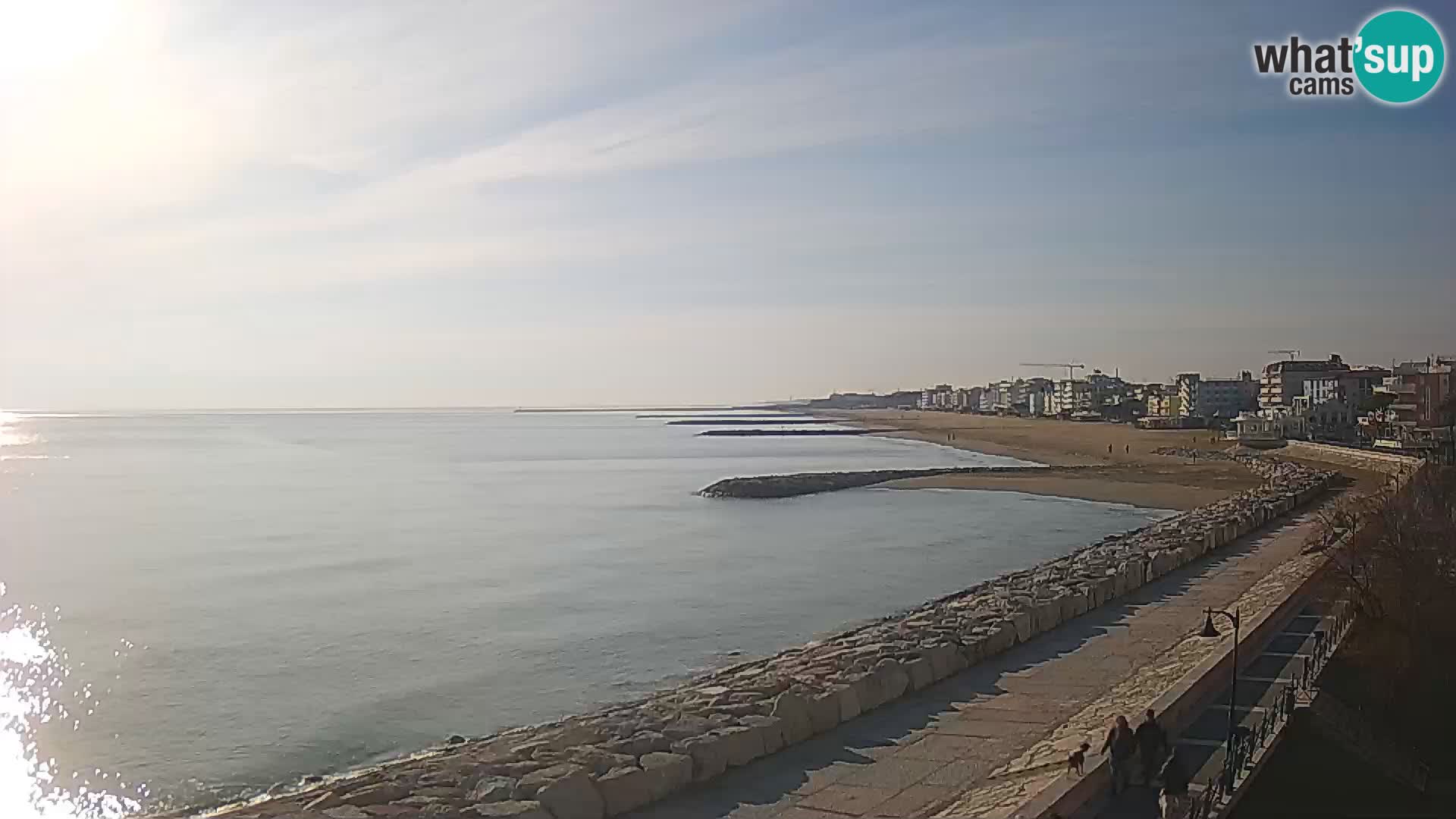Webcam Caorle Ponente – Blick von Marinai di Caorle