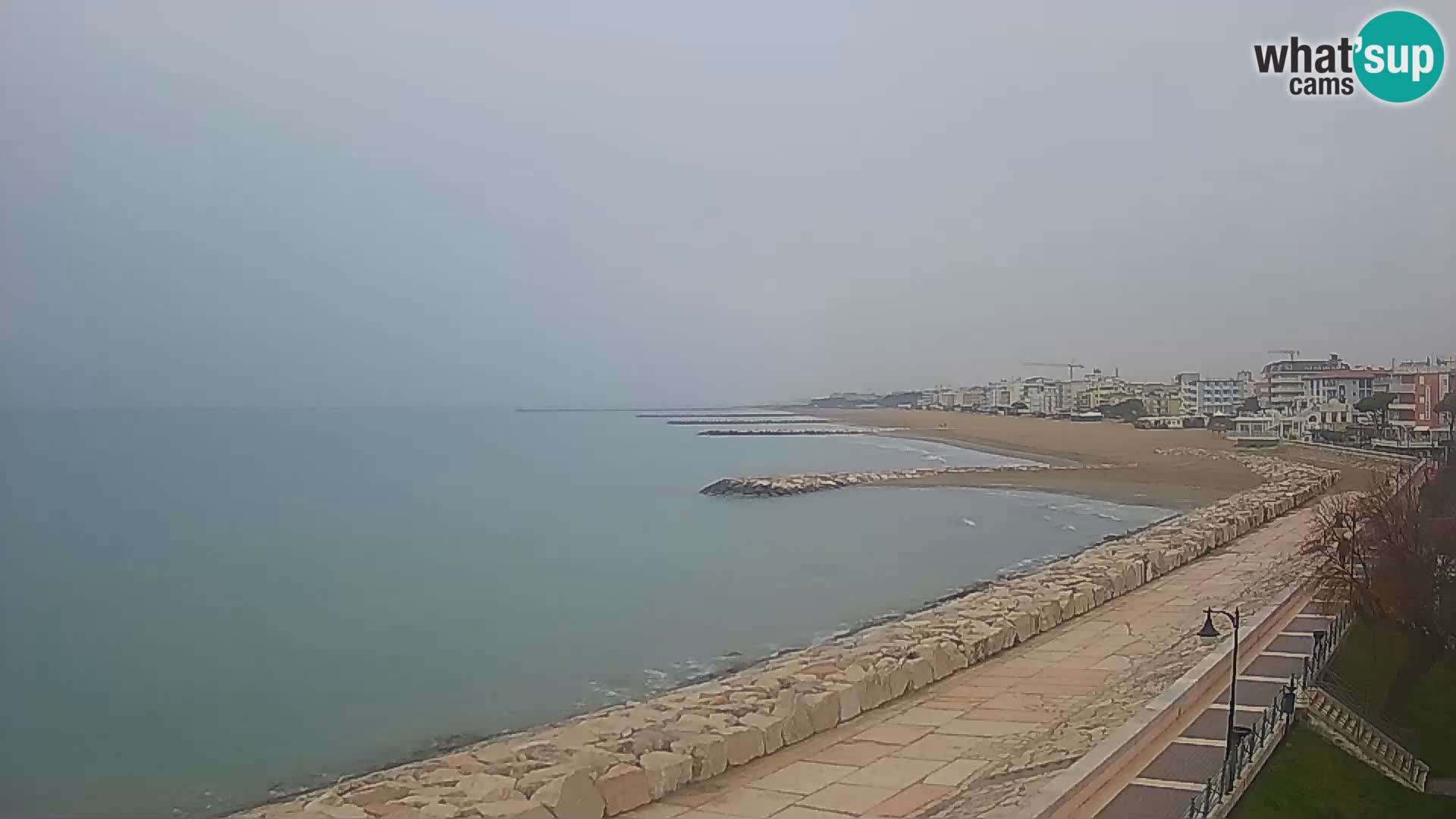 Webcam Caorle Ponente – Vue depuis les Marinai di Caorle