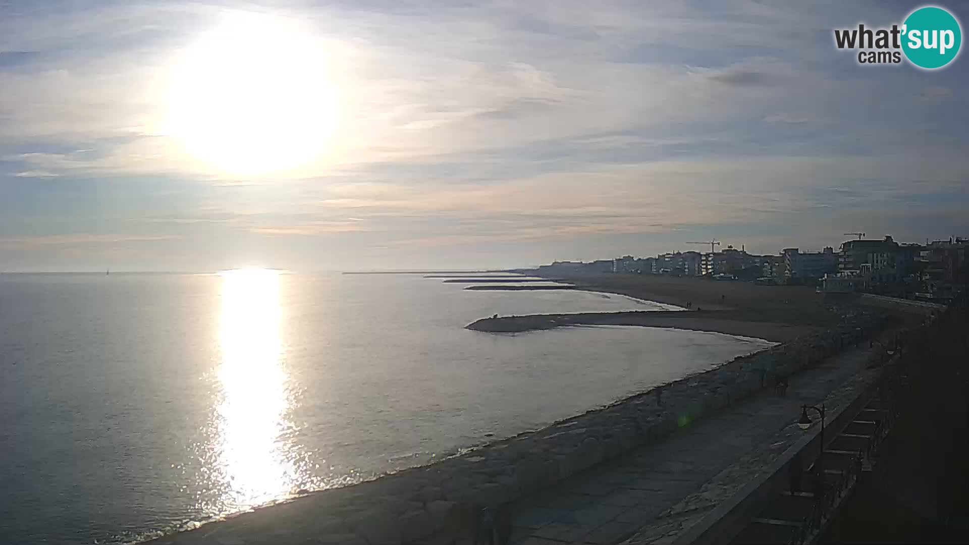 Webcam Caorle Ponente – Vue depuis les Marinai di Caorle