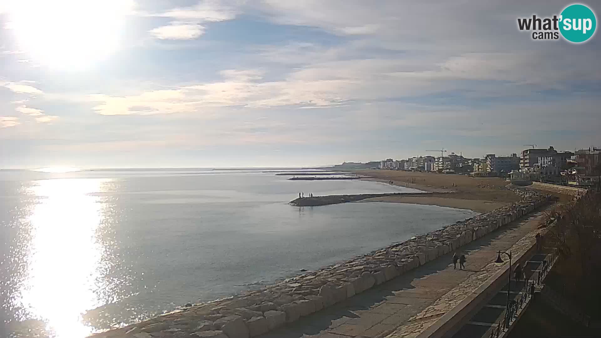 Webcam Caorle Ponente – Vue depuis les Marinai di Caorle