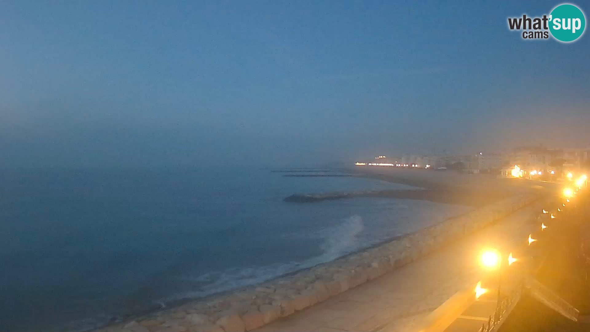 Webcam Caorle Ponente – Vue depuis les Marinai di Caorle