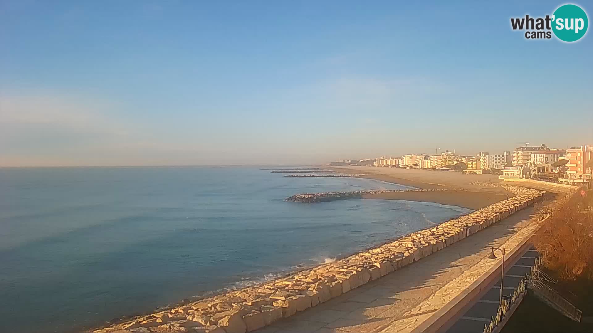 Webcam Caorle Ponente – panorama dall’ASS. Marinai di Caorle