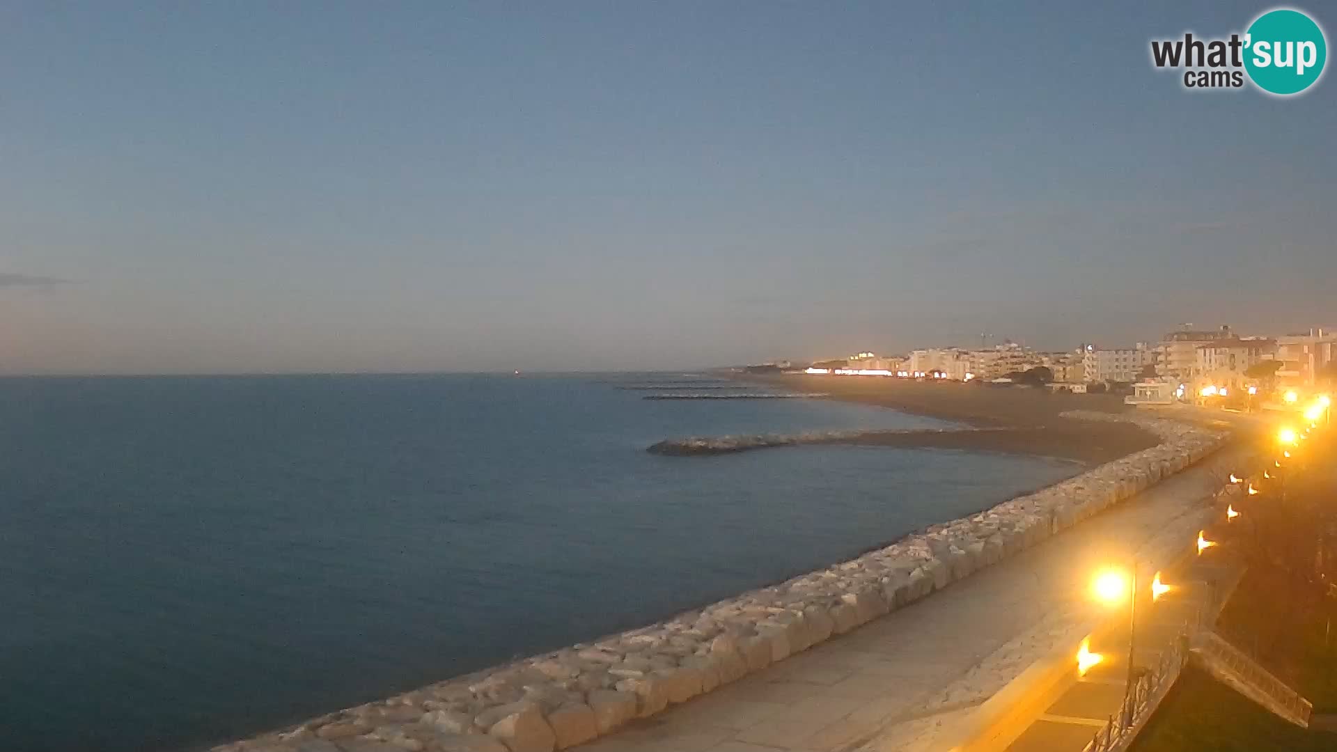 Webcam Caorle Ponente – Vue depuis les Marinai di Caorle