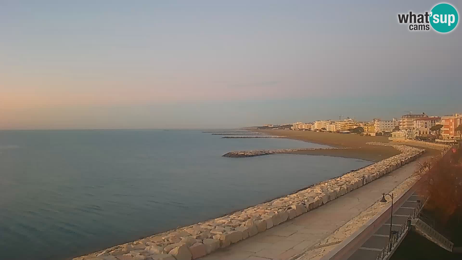 Webcam Caorle Ponente – Vue depuis les Marinai di Caorle