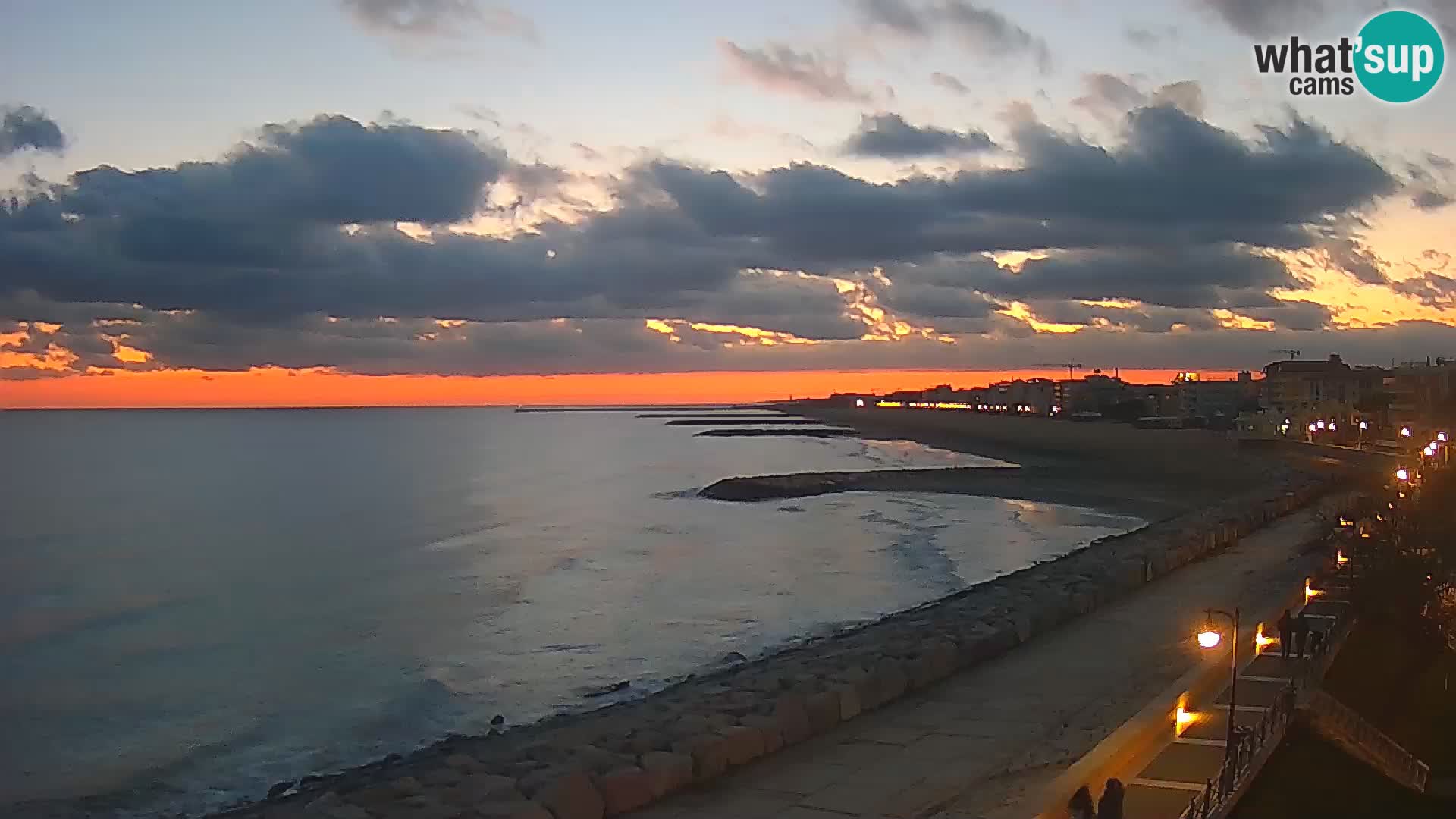 Webcam Caorle Ponente – Vue depuis les Marinai di Caorle