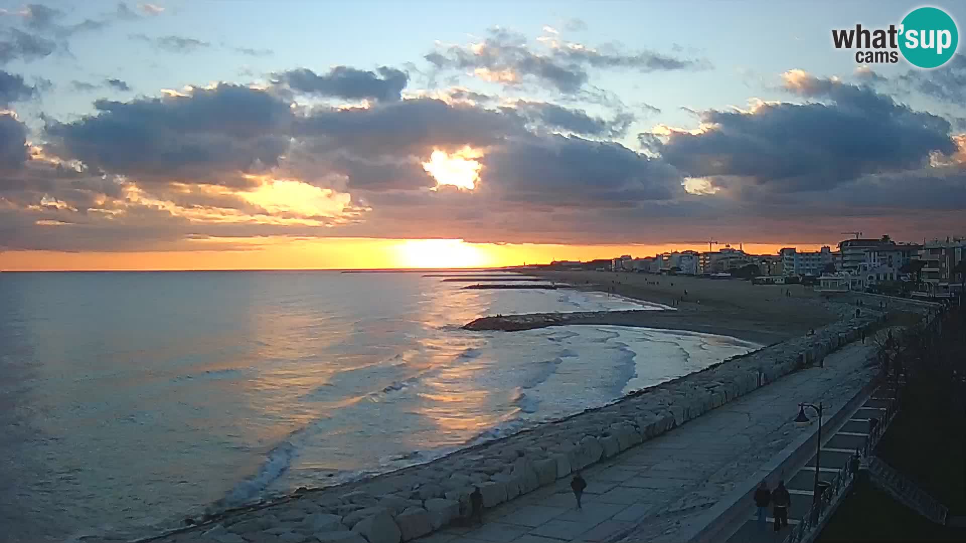 Webcam Caorle Ponente – Blick von Marinai di Caorle
