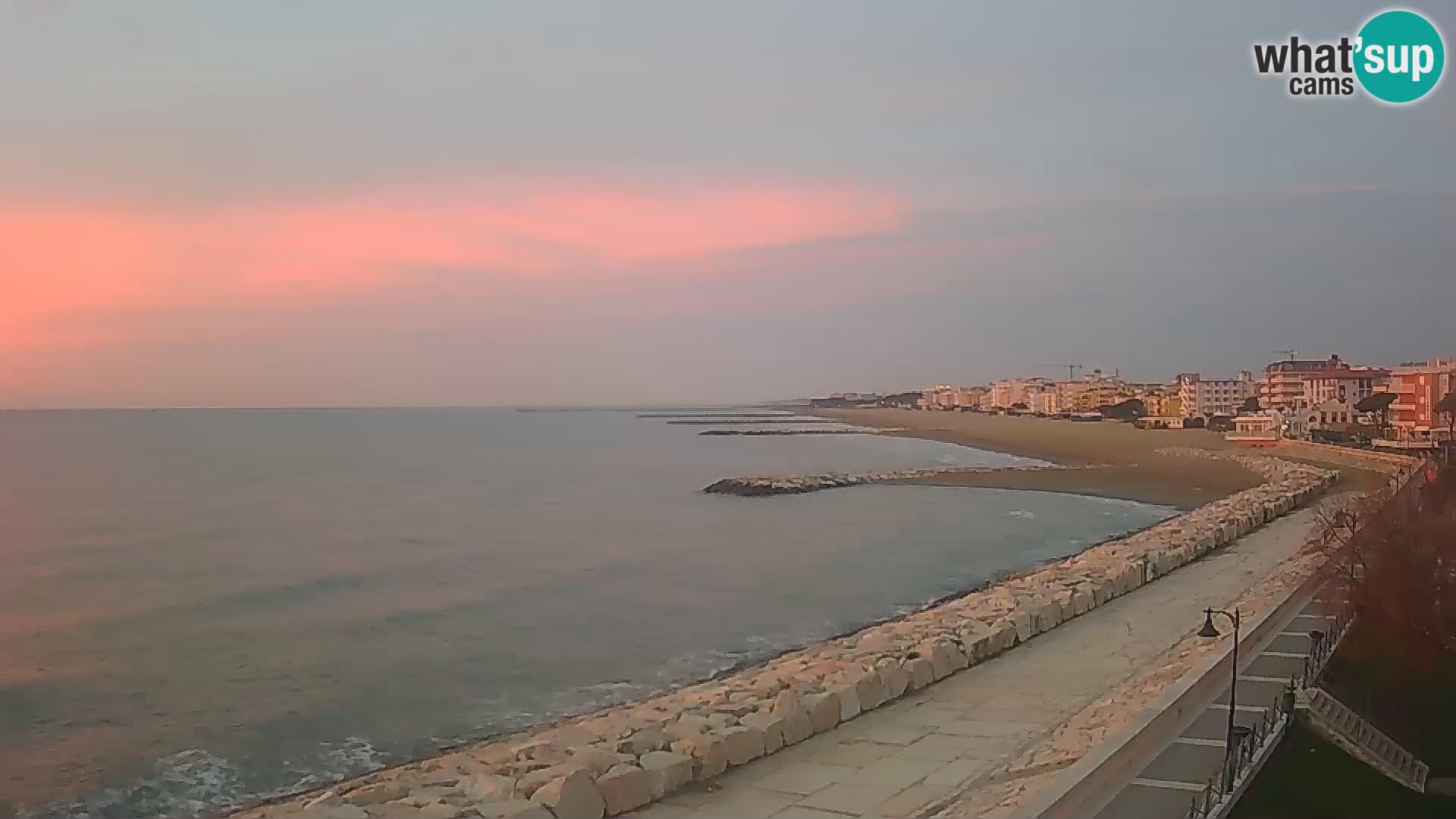 Webcam Caorle Ponente – Blick von Marinai di Caorle