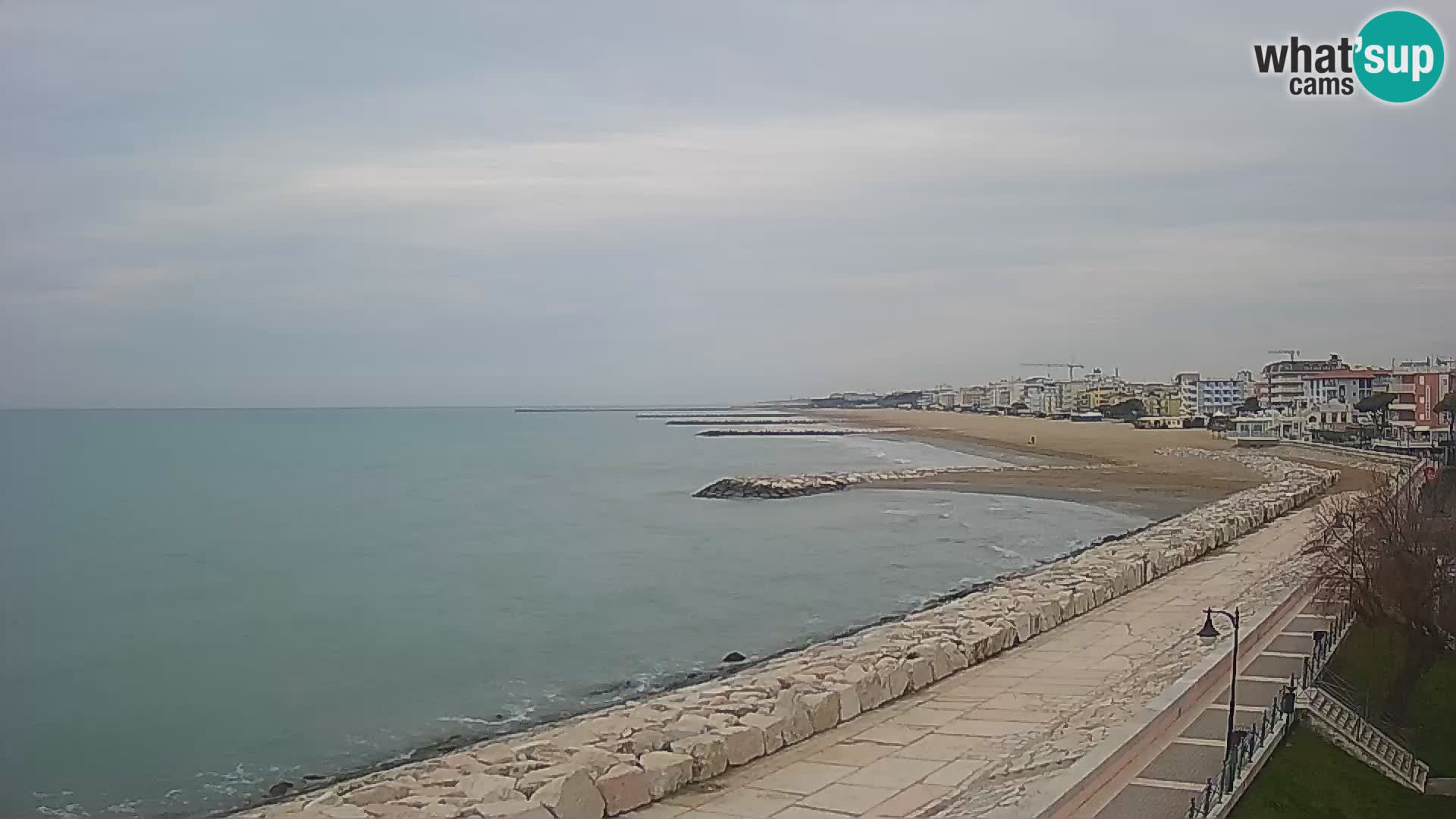 Webcam Caorle Ponente – Blick von Marinai di Caorle