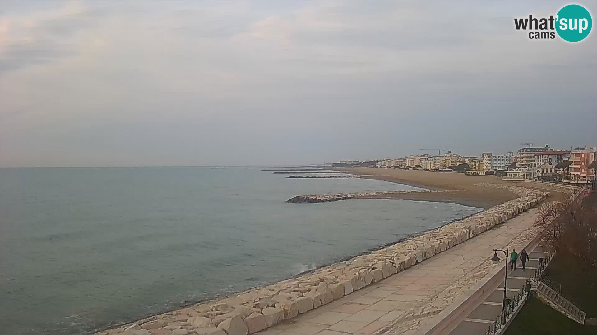 Webcam Caorle Ponente – Vue depuis les Marinai di Caorle