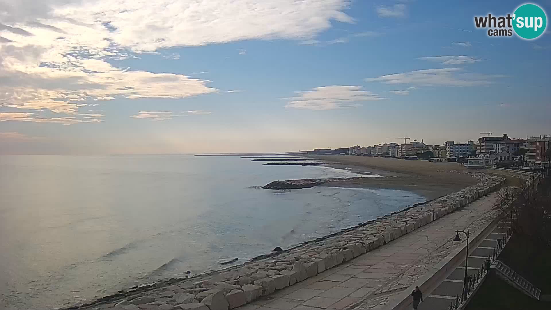 Webcam Caorle Ponente – Vue depuis les Marinai di Caorle