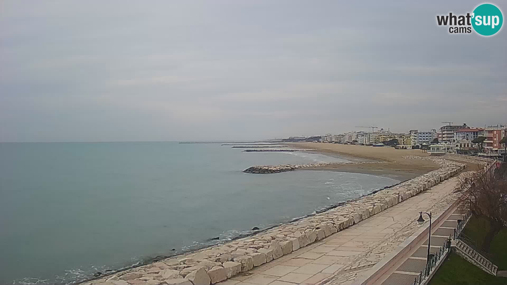 Webcam Caorle Ponente – Vue depuis les Marinai di Caorle