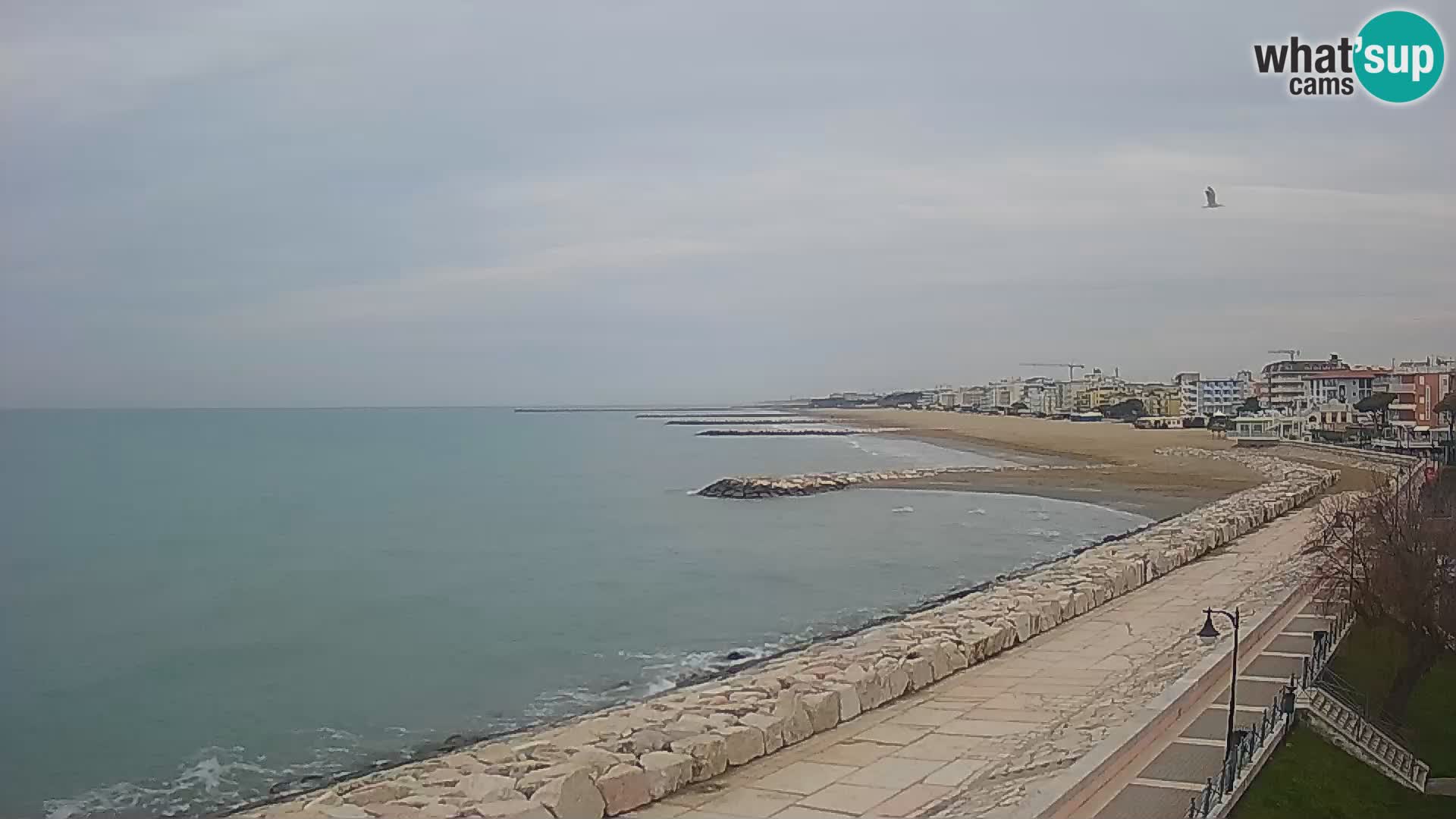 Webcam Caorle Ponente – Vue depuis les Marinai di Caorle