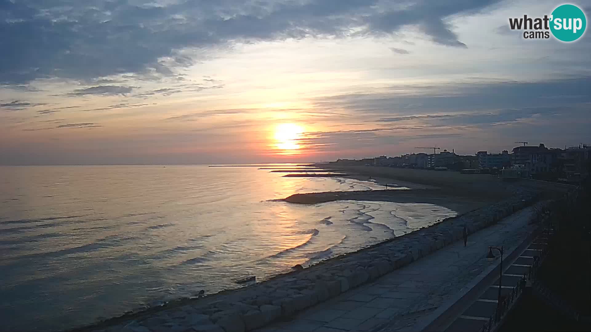 Webcam Caorle Ponente – Blick von Marinai di Caorle