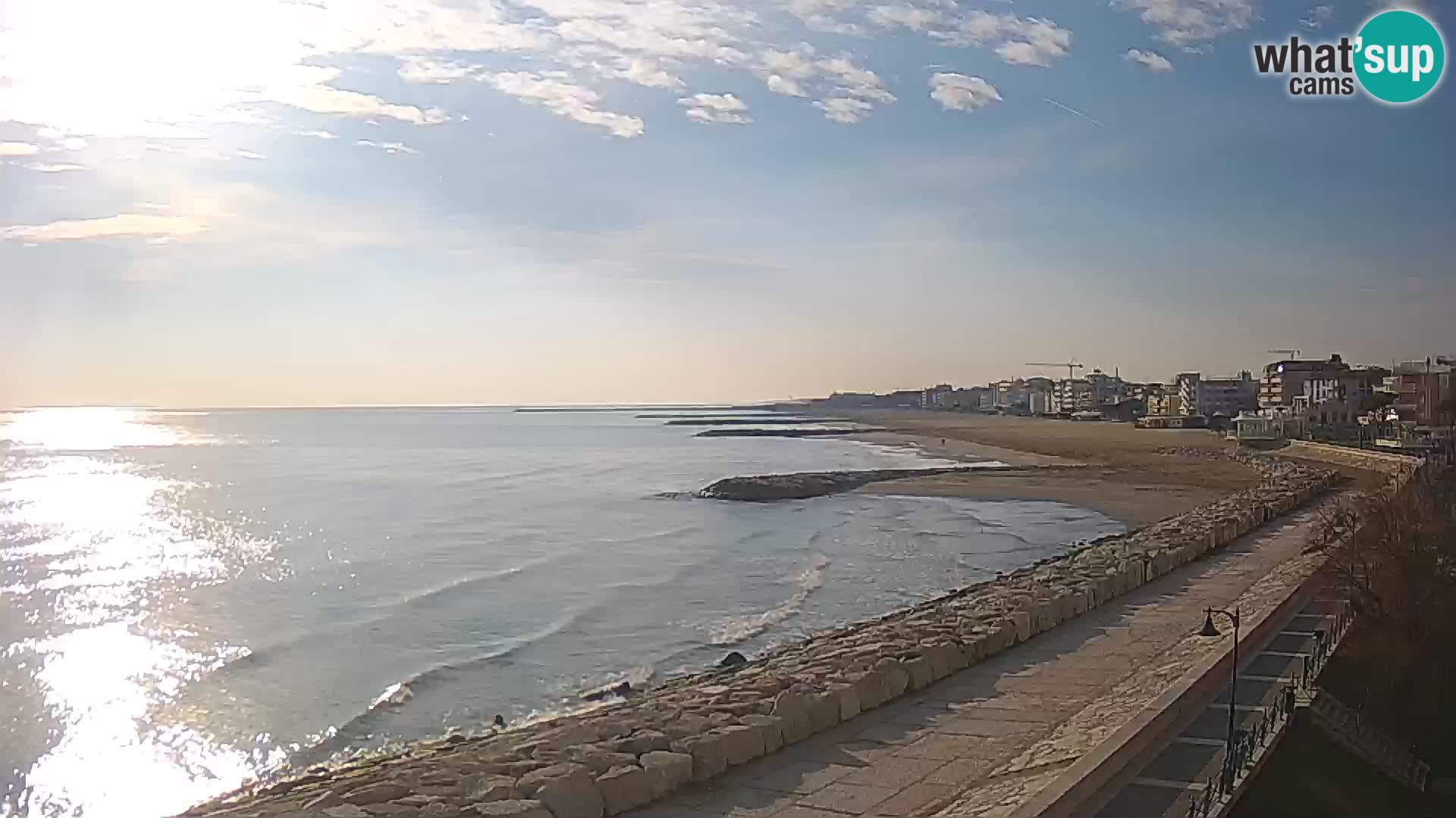 Webcam Caorle Ponente – Blick von Marinai di Caorle