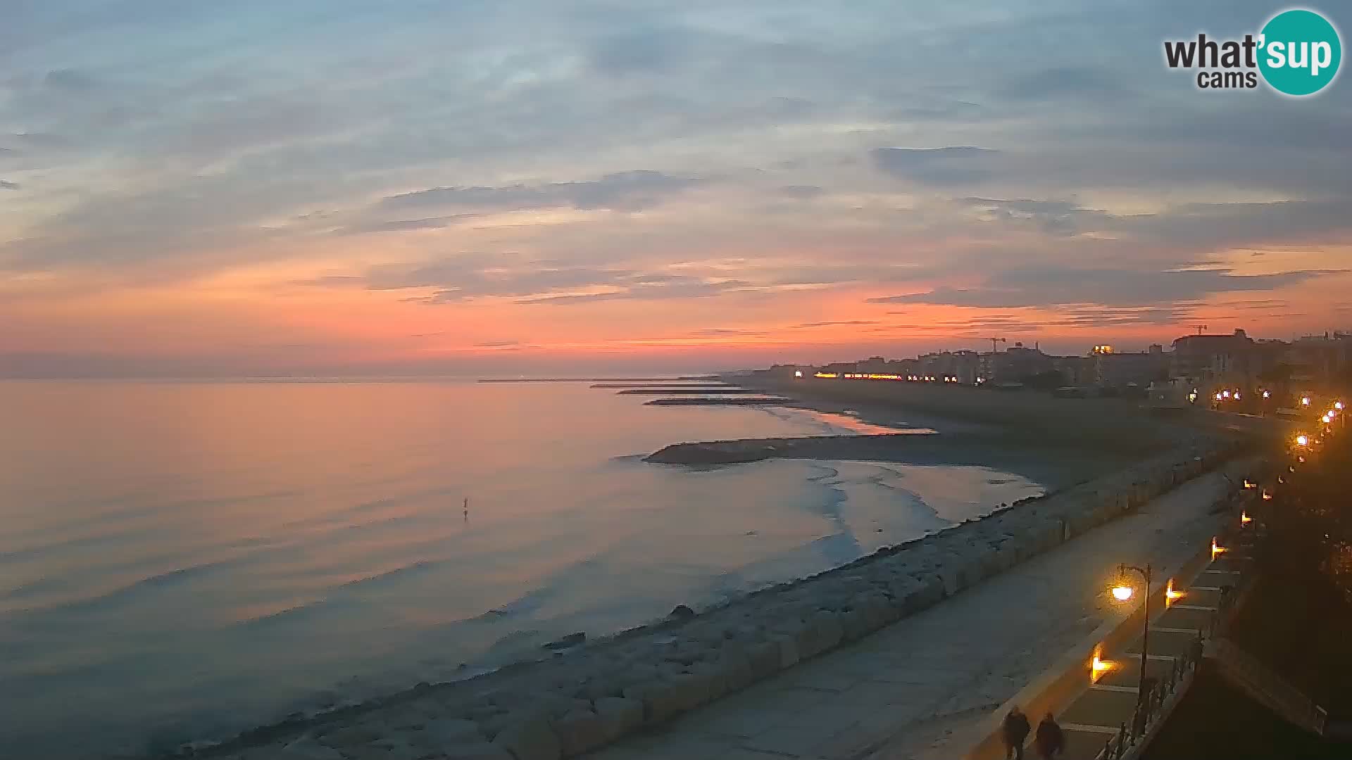 Webcam Caorle Ponente – Vue depuis les Marinai di Caorle