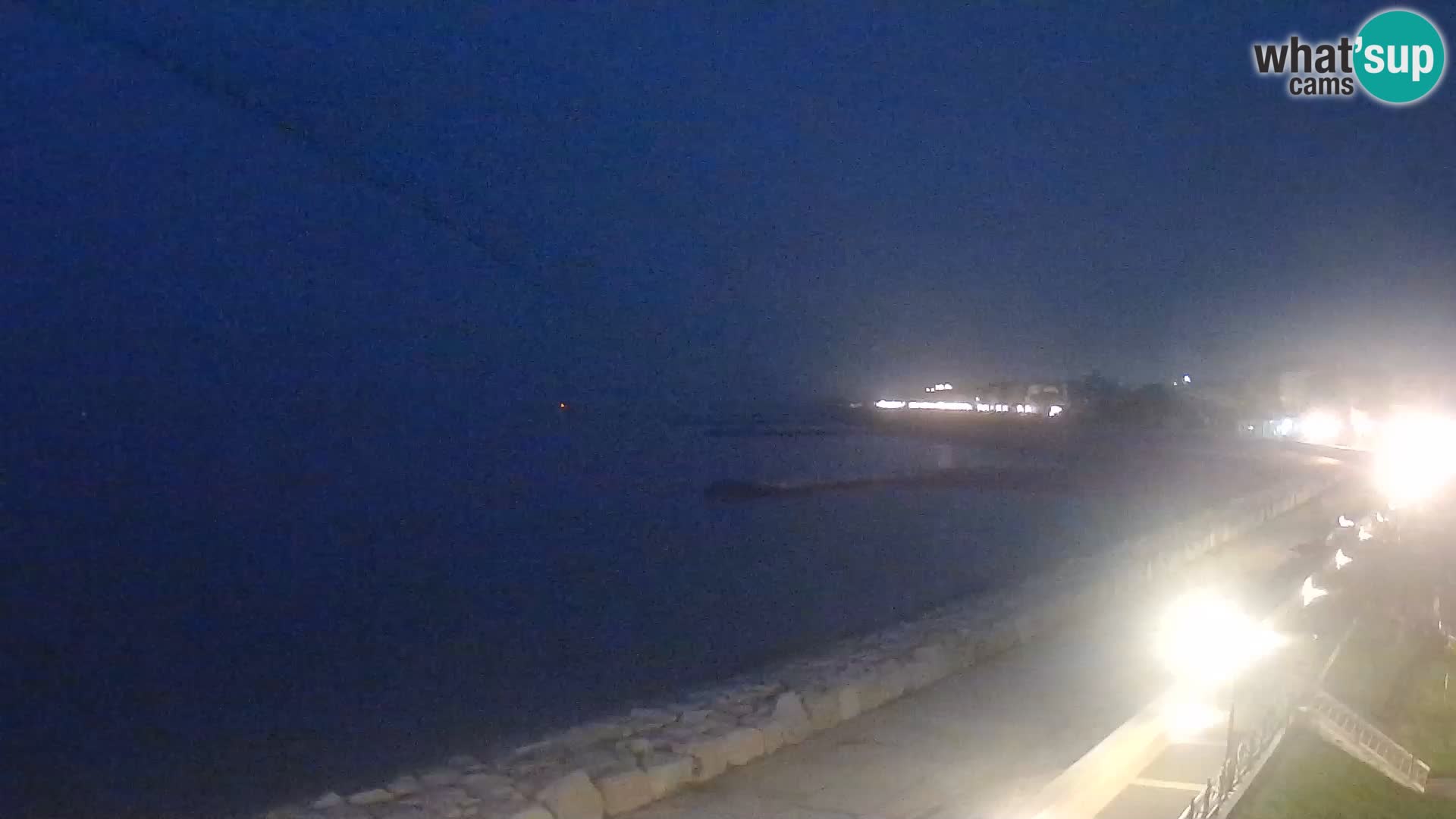 Webcam Caorle Ponente – Vue depuis les Marinai di Caorle