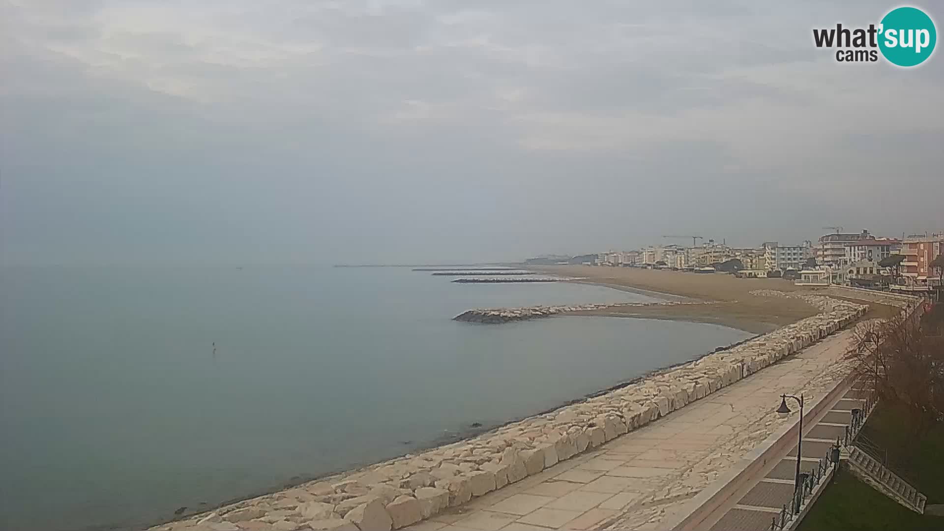 Webcam Caorle Ponente – Vue depuis les Marinai di Caorle