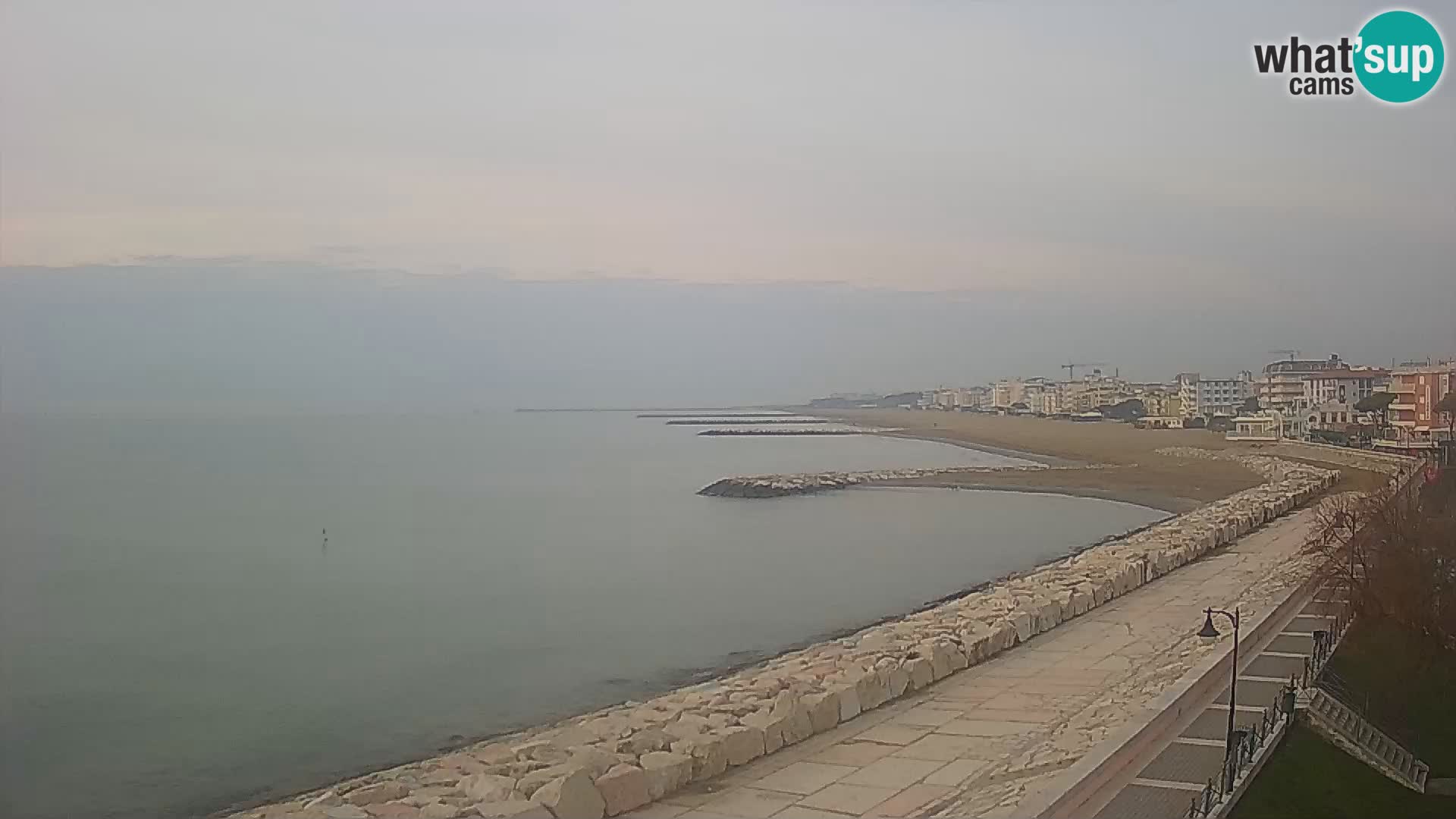 Webcam Caorle Ponente – Vue depuis les Marinai di Caorle