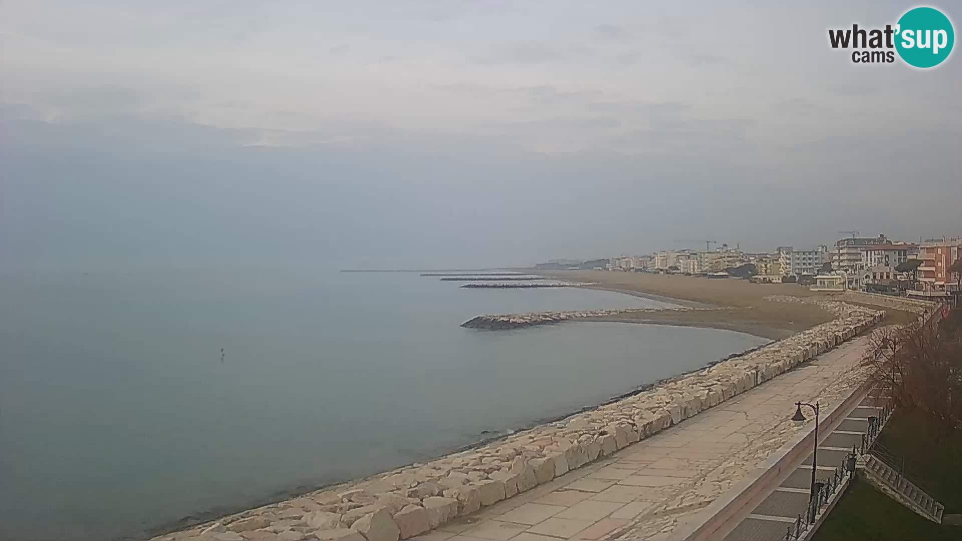 Webcam Caorle Ponente – Blick von Marinai di Caorle