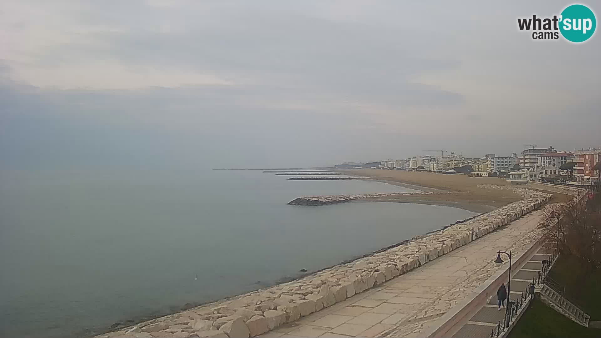 Webcam Caorle Ponente – Vue depuis les Marinai di Caorle
