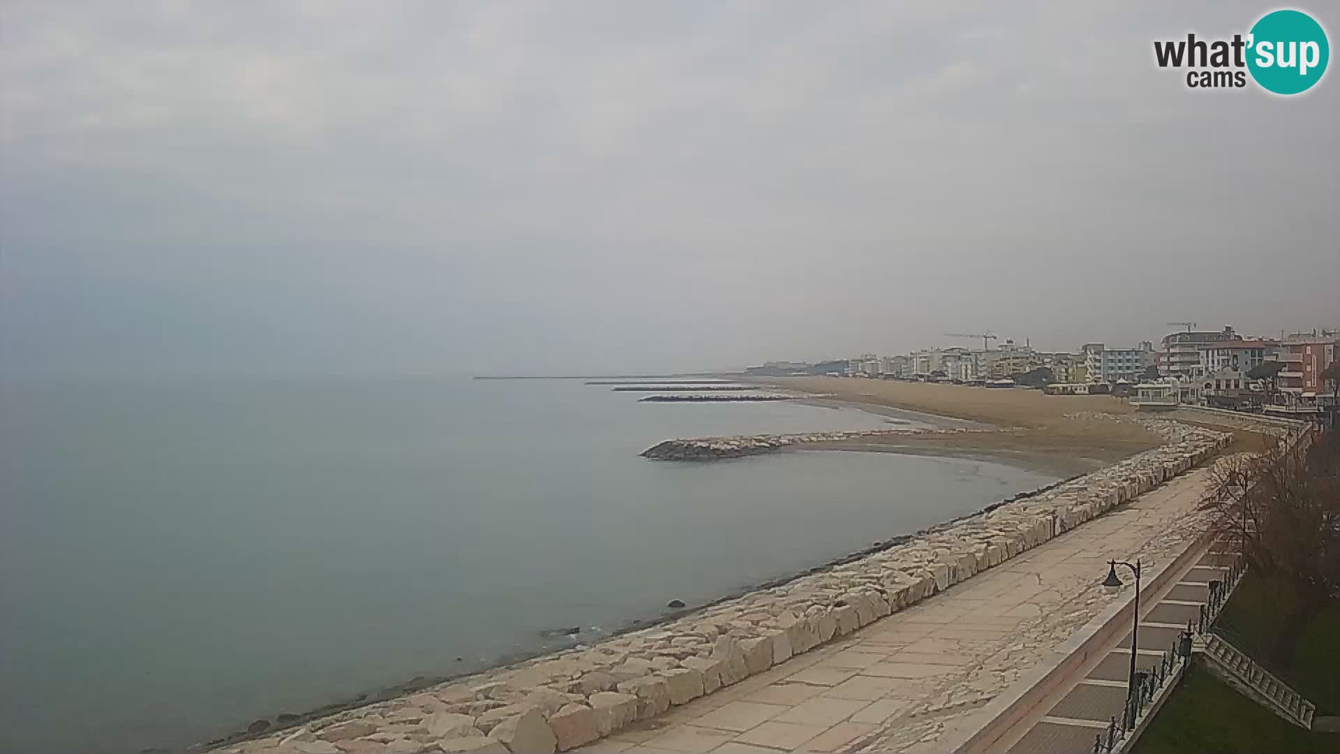 Webcam Caorle Ponente – Blick von Marinai di Caorle