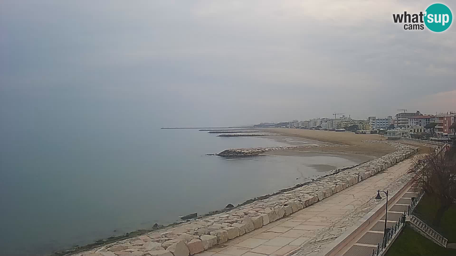 Webcam Caorle Ponente – Blick von Marinai di Caorle