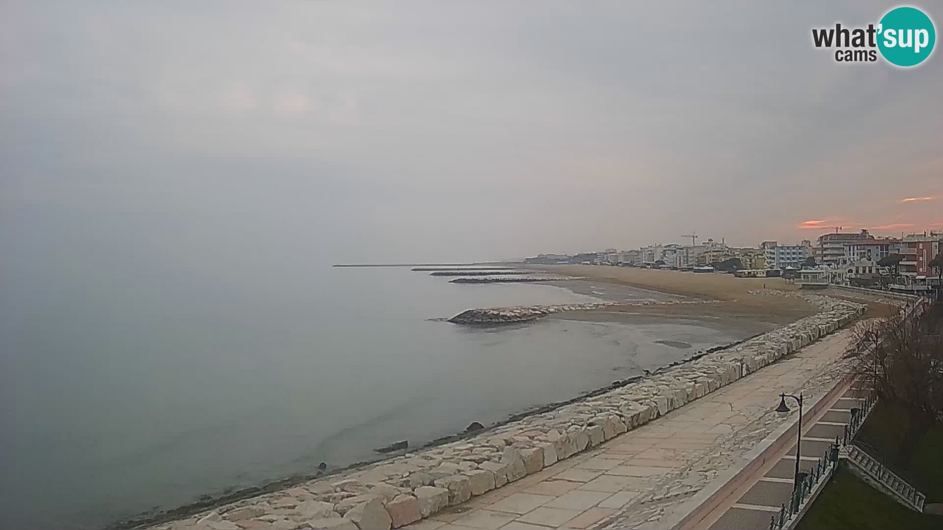 Webcam Caorle Ponente – Vue depuis les Marinai di Caorle