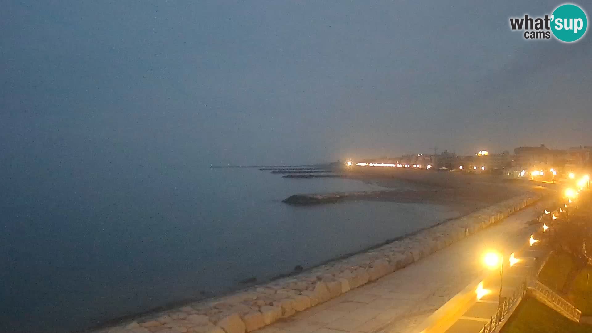 Webcam Caorle Ponente – Blick von Marinai di Caorle