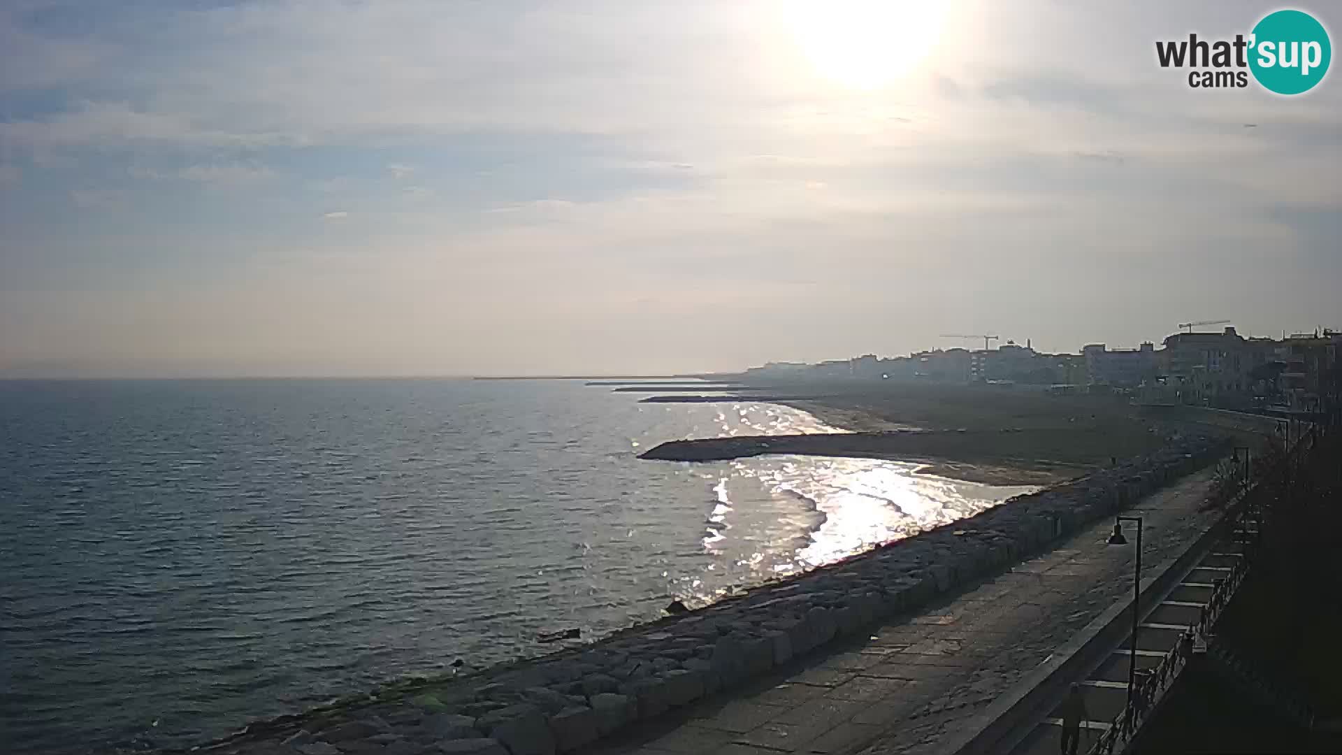 Webcam Caorle Ponente – Vue depuis les Marinai di Caorle